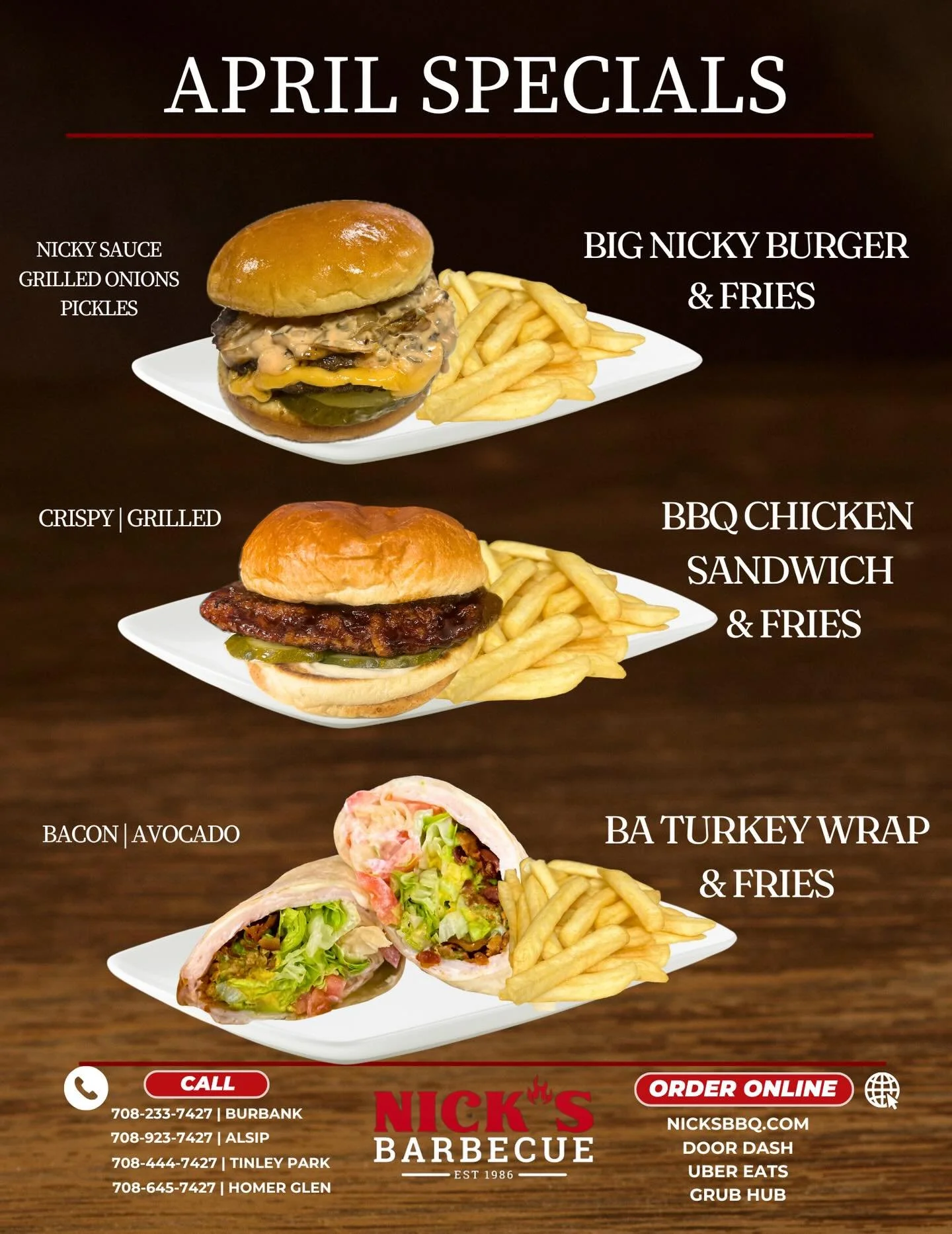 APRIL SPECIALS‼️