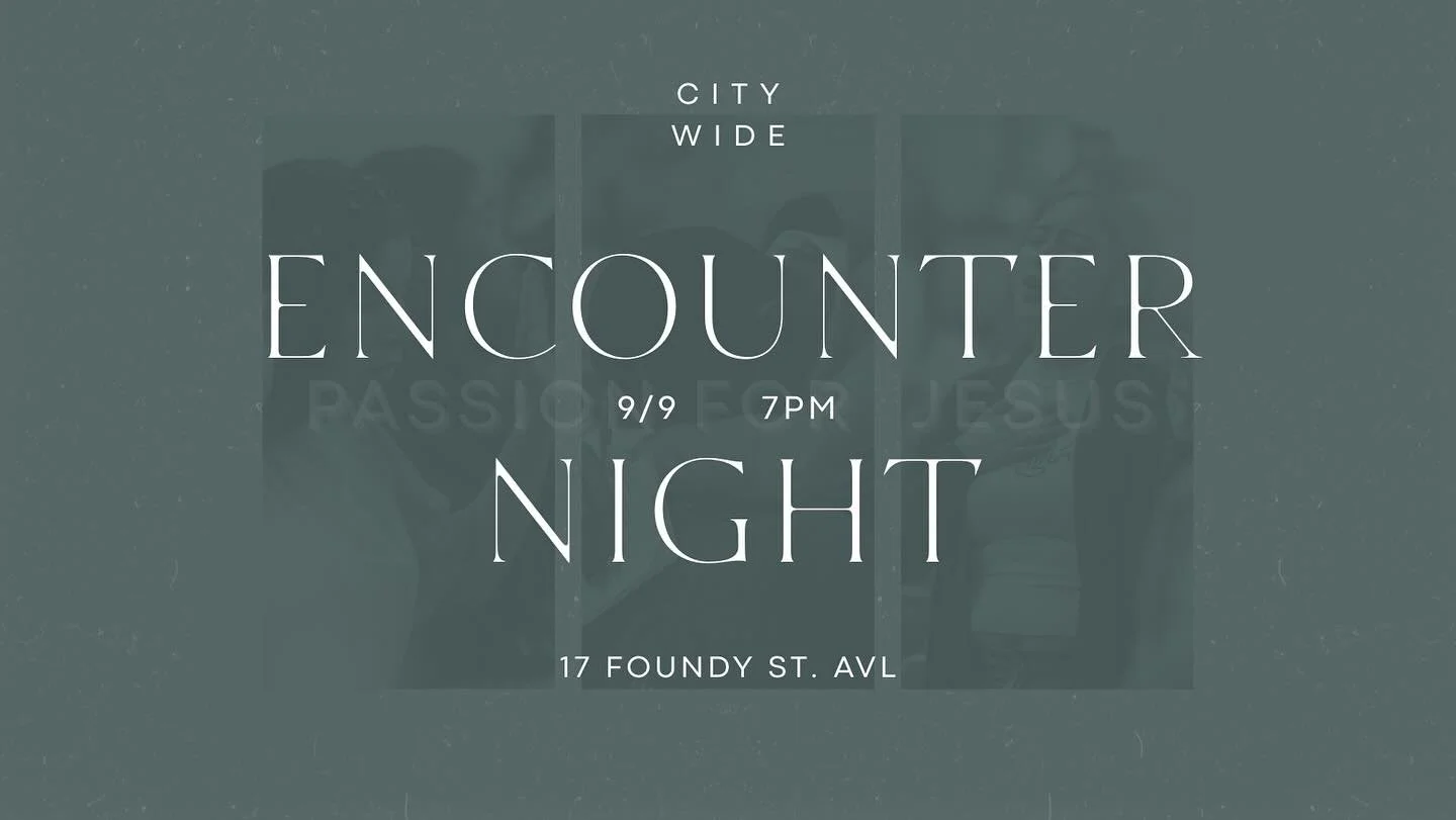 Join us, alongside the churches of Asheville as we seek the heart of God and dwell in unity for the sake of the city!!!