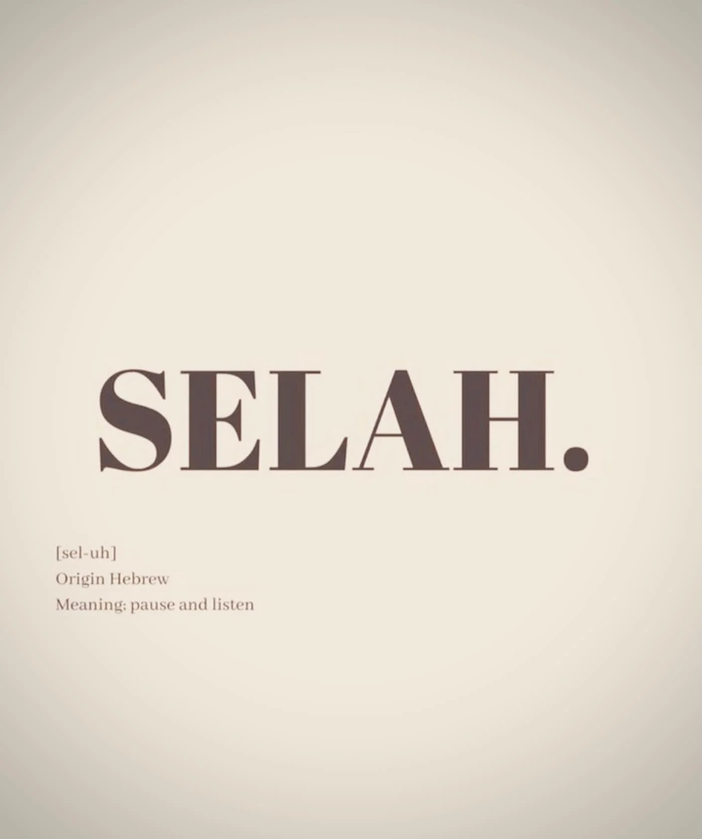 ***No in person gathering today***

Hey Church Family, We&rsquo;re so excited to invite you into our yearly Selah Service!

This is a time to Pause. A time to Reflect on the ways God has led, provided, and shown His faithfulness throughout the year. 