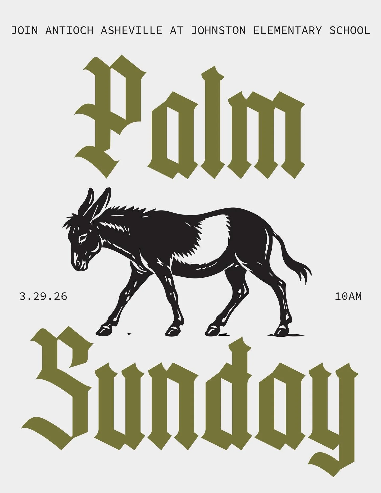 Join us as we welcome the King of kings, the Lord of lords, the lion and the lamb this Sunday&hellip;

Hosanna!