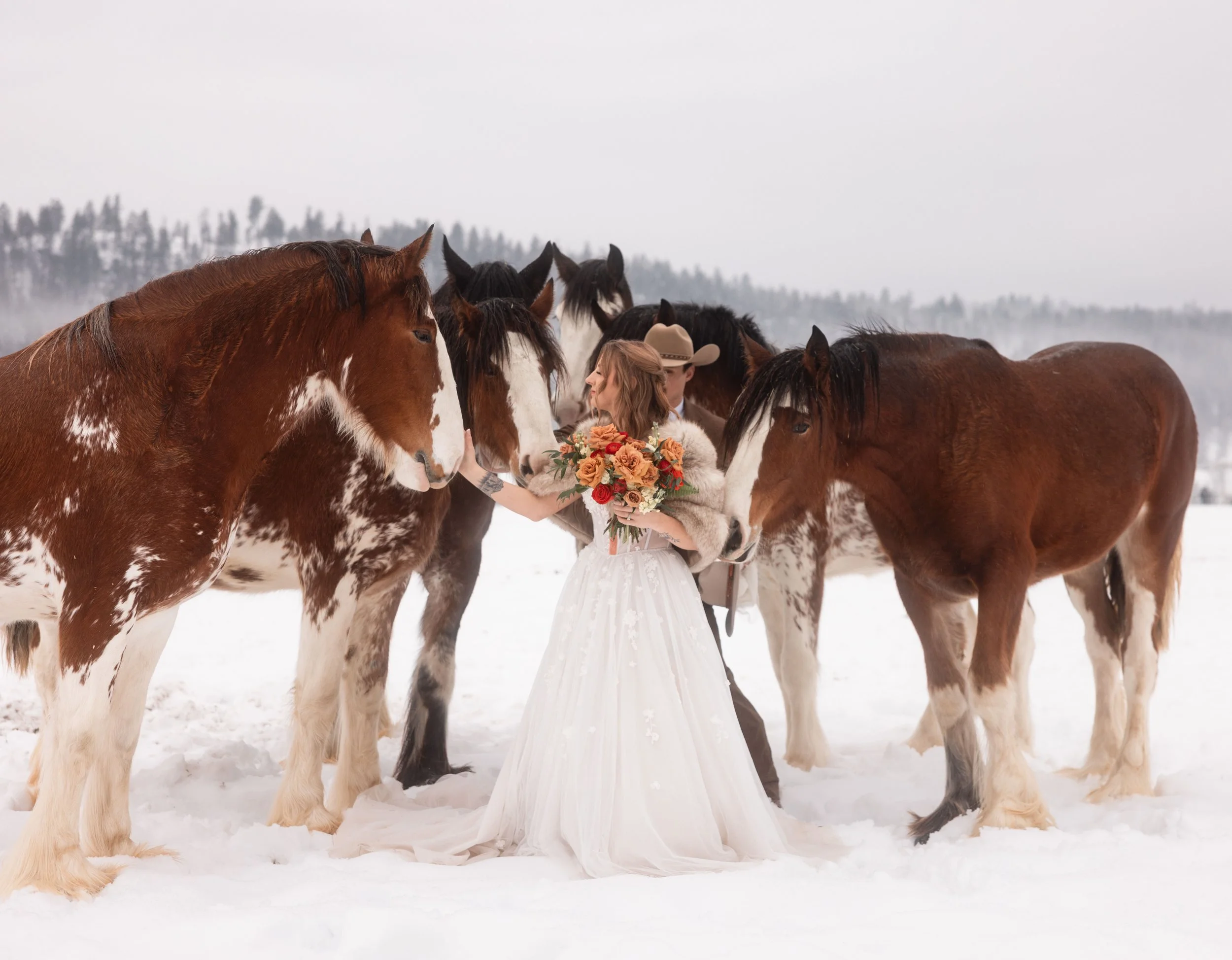 Winter Wedding Photoshoot