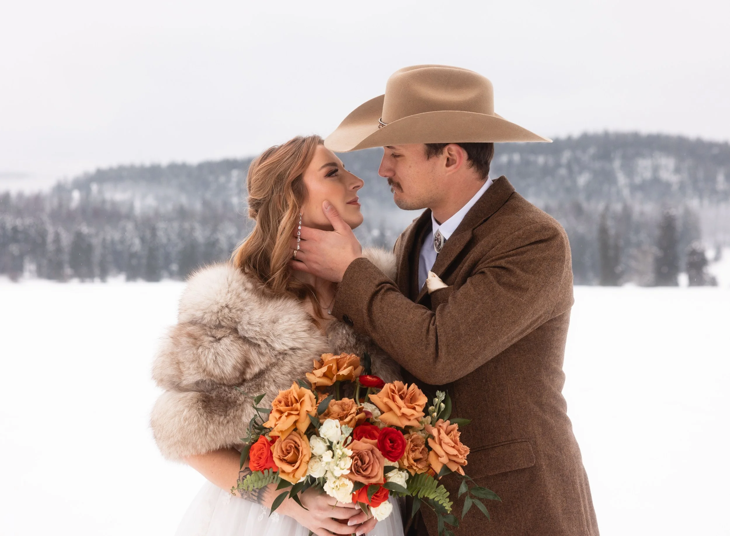 Montana Snowy Elopement