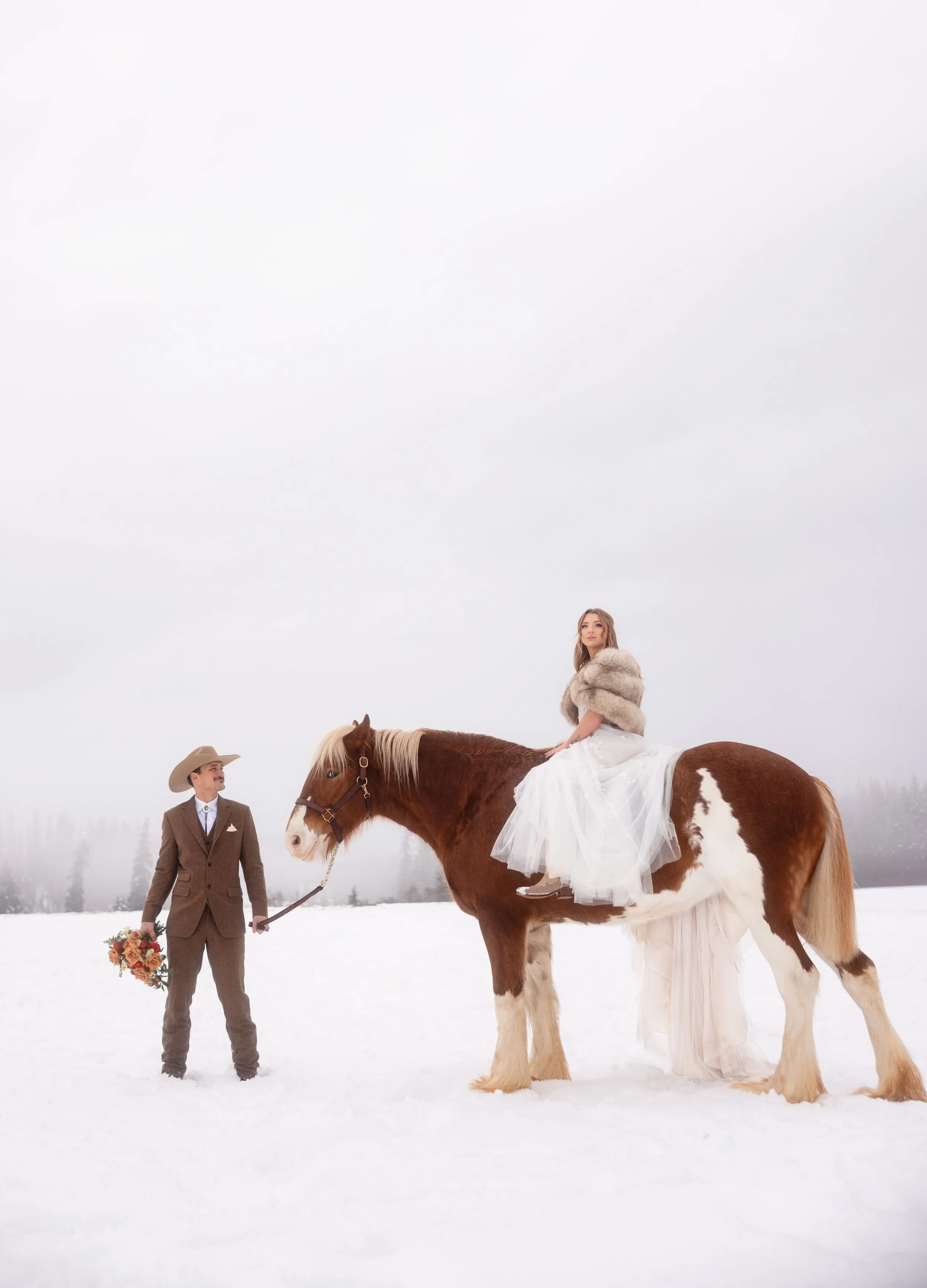 Winter Wedding in Montana