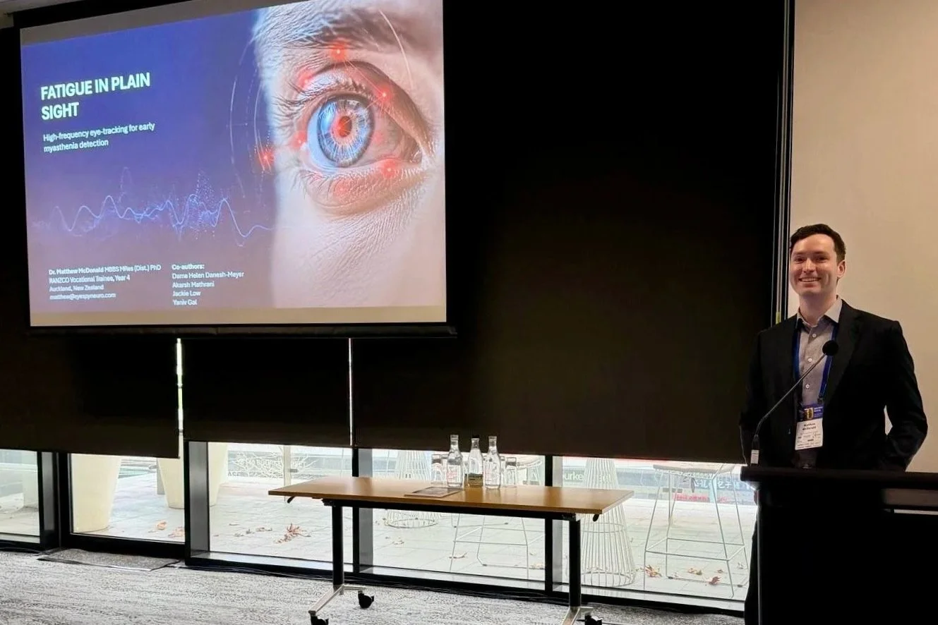 Fatigue in plain sight: diagnosing myasthenia gravis based on eye movements