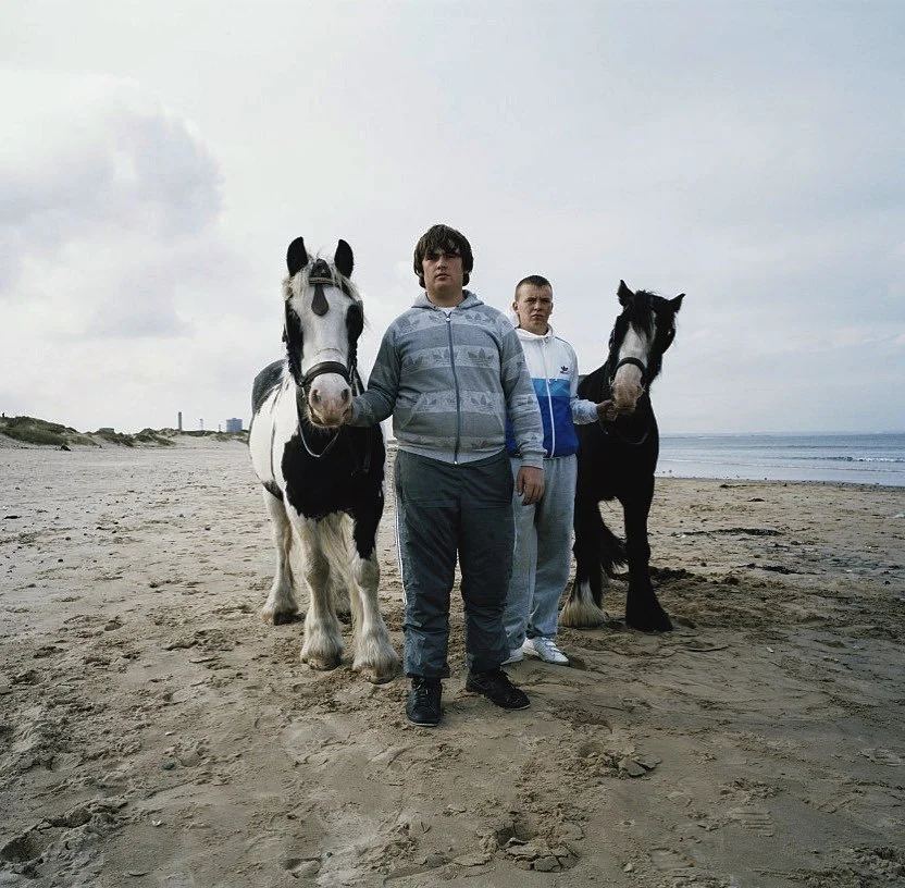 The horse ride lads of Redcar 
#redcar #adidas #hirseride