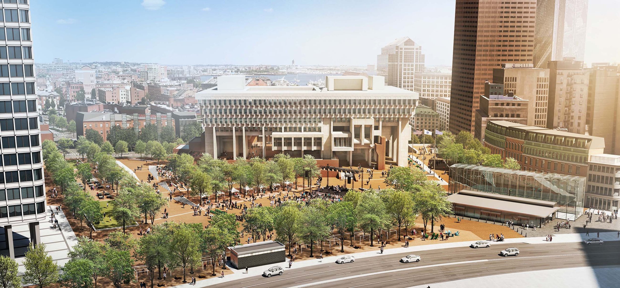 Boston City Hall Plaza Renewal Plan