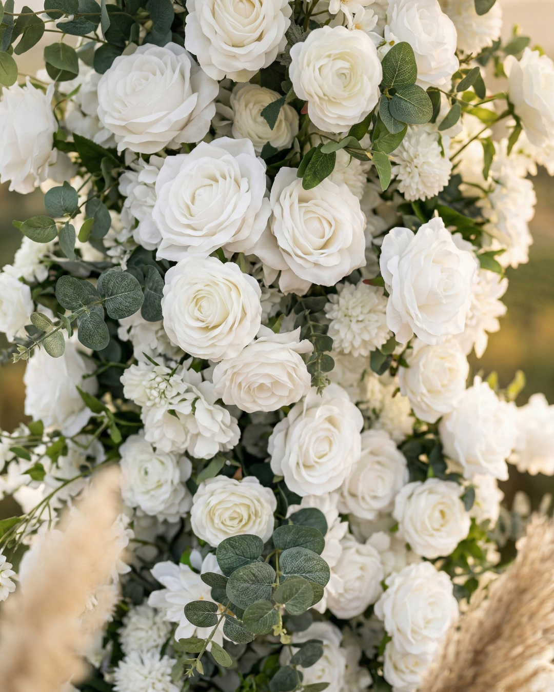faux flower rental in nashville close up detail