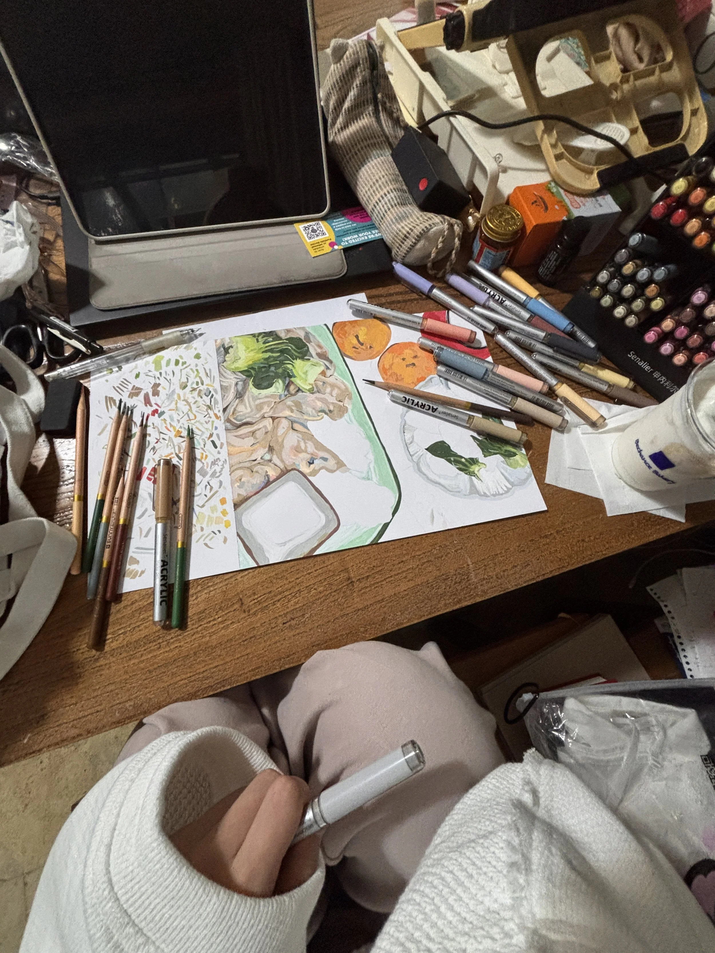 As If Drawing in a Mini Studio