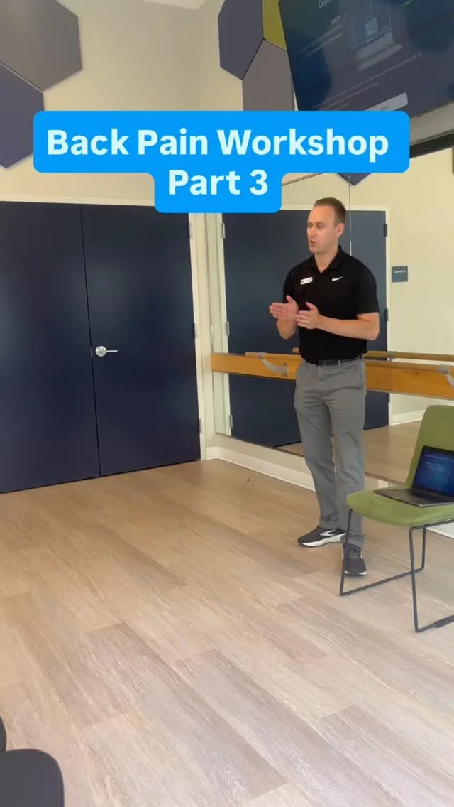 If you get low back pain that varies from day-to-day, and goes down one leg you might have a derangement.
Derangements respond really well to repeated motions in the right direction. After doing repeat and motions for periods of time, progressing a