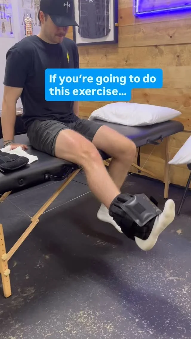 You can do traditional PT exercises, just make sure they are heavy enough!! Tissue changes only take place under adequate loads!
Incase you can’t tell there are 3 ankle weights on there…😂
#physicaltherapy #kneepain