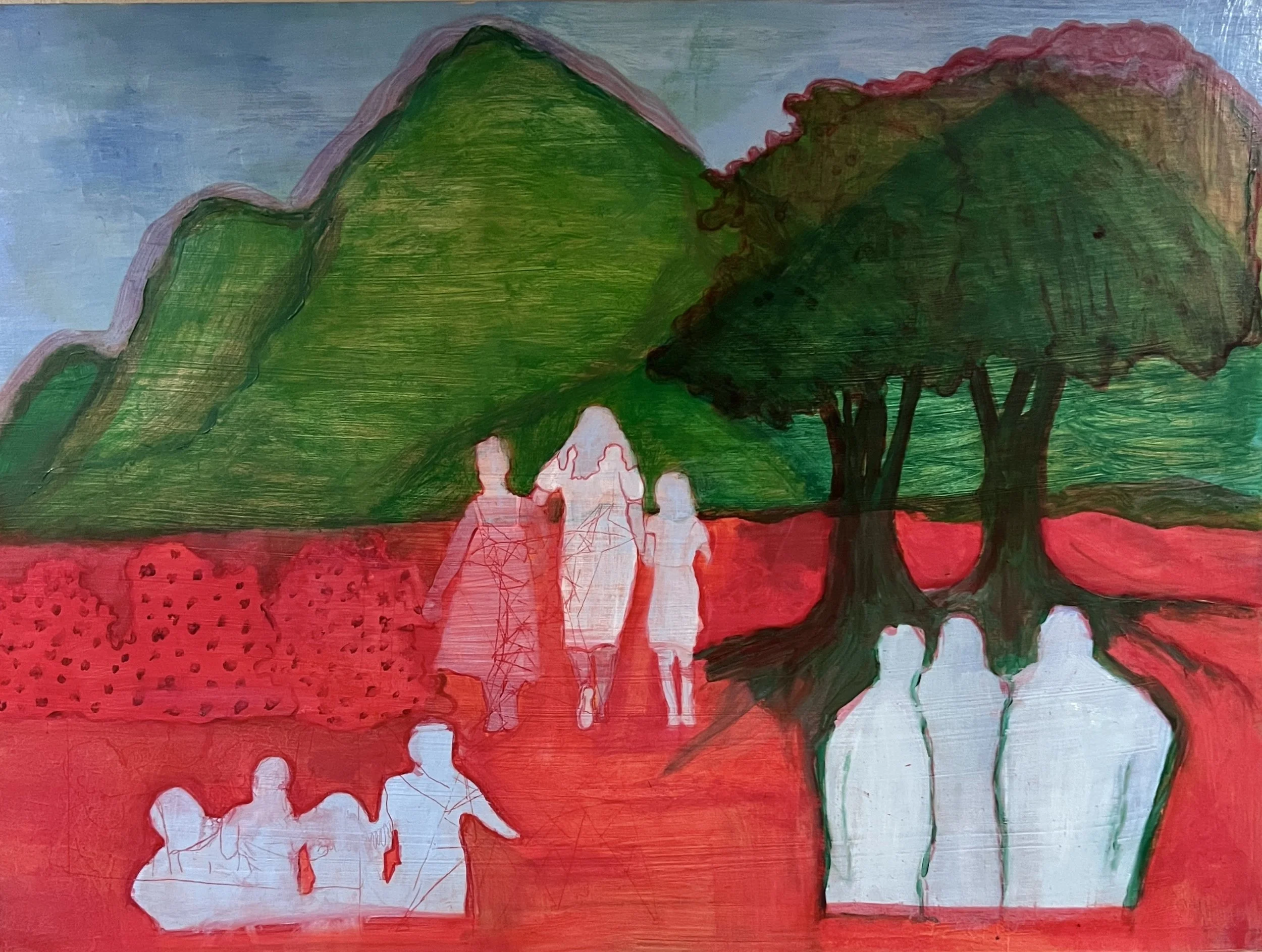 Cedar Rapids, 22"x24", oil on panel, 2023