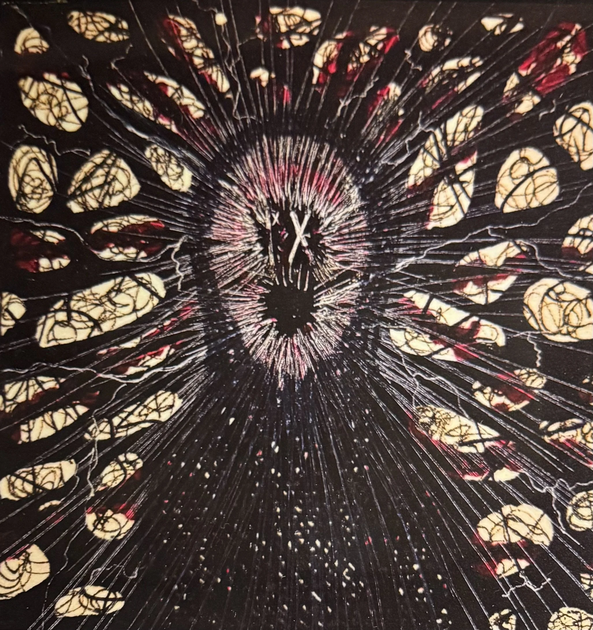 Nova Myles - Dysphoria: A Self Portrait (2026) - Pen and ink on paper