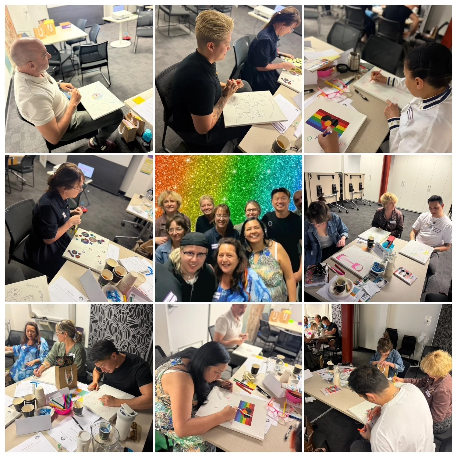 NDIS providers creating affirming poster