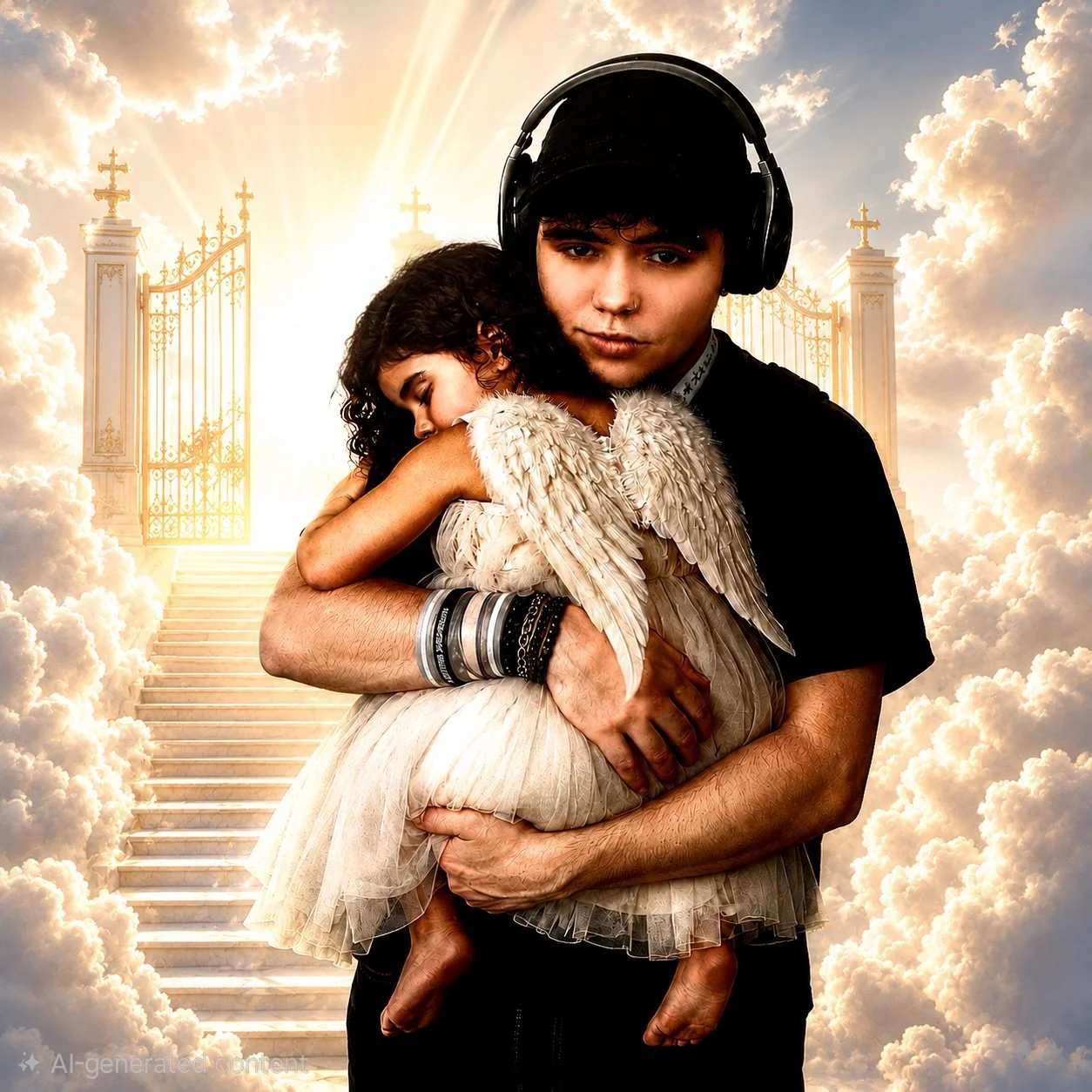 Maxwell - Untitled (2026) - Photography - This artwork tells a deeply personal story of child loss. I had a daughter who passed away before she was born, and I later learned that I am infertile and will not be able to have children. The image represe