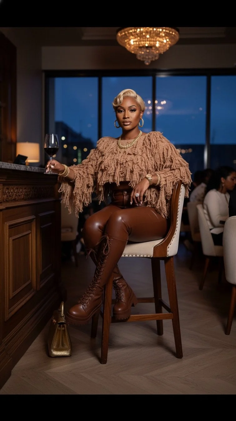 Clearly Distressed Crop Top Sweater