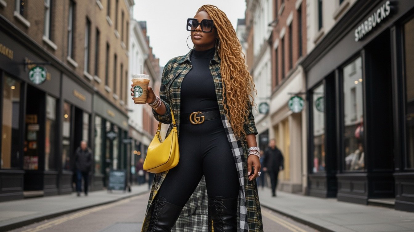 Check Me Out Patchwork Duster