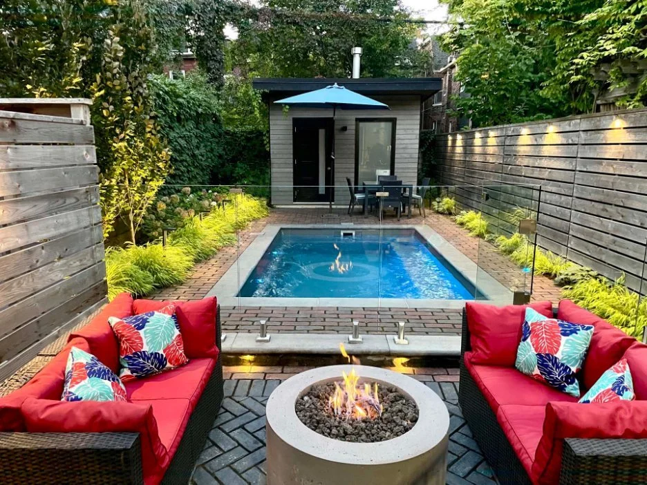 Landscape design blending classic and contemporary styles in High Park neighborhood