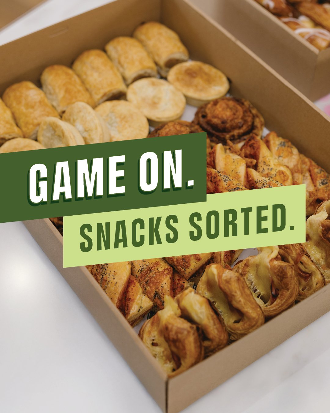 Footy&rsquo;s on. Don&rsquo;t fumble the snacks. We&rsquo;ve got catering sorted. 🏉🥧

#BrumbysCatering #GameDay #Catering 

*48 hour notice required.