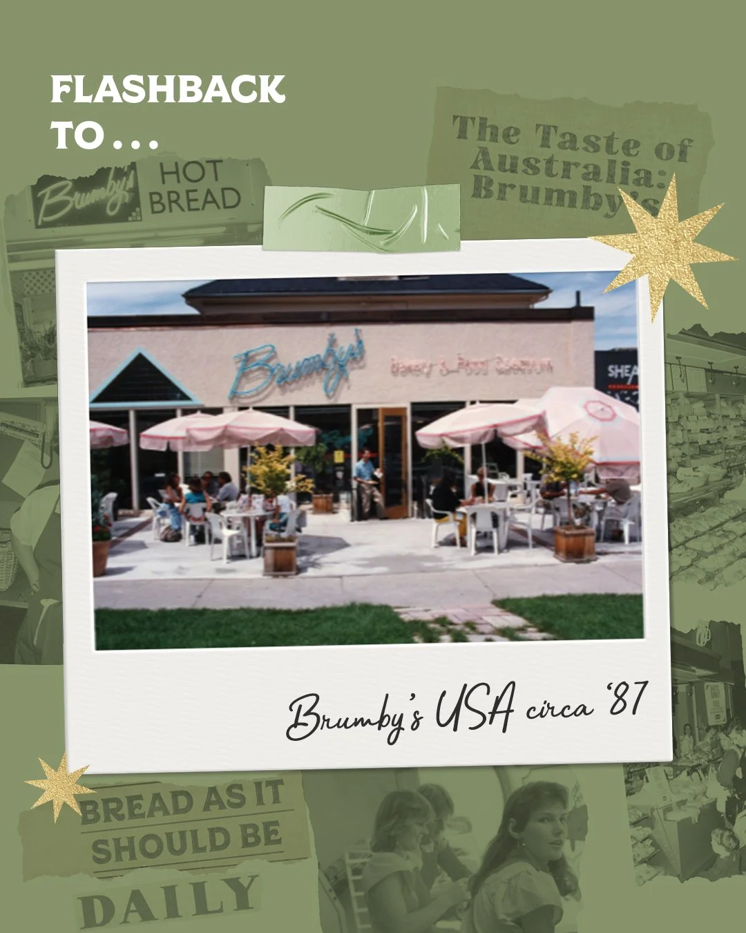 In celebration of our birthday here's a throwback to &rsquo;87 - our first store in the USA!

#BrumbysBakery #50thBirthday
