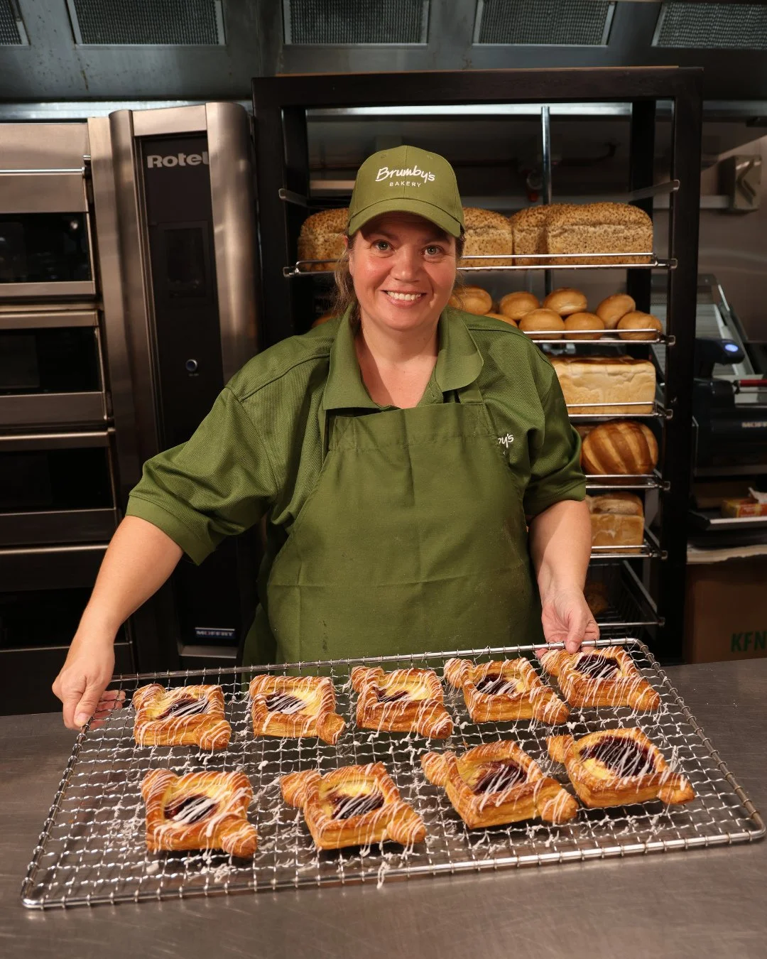 Behind every Brumby&rsquo;s bakery is a team of early risers, dough makers, and all-round legends baking your favourites fresh daily 🙌⁠
⁠
#BrumbysBakery #Bakery