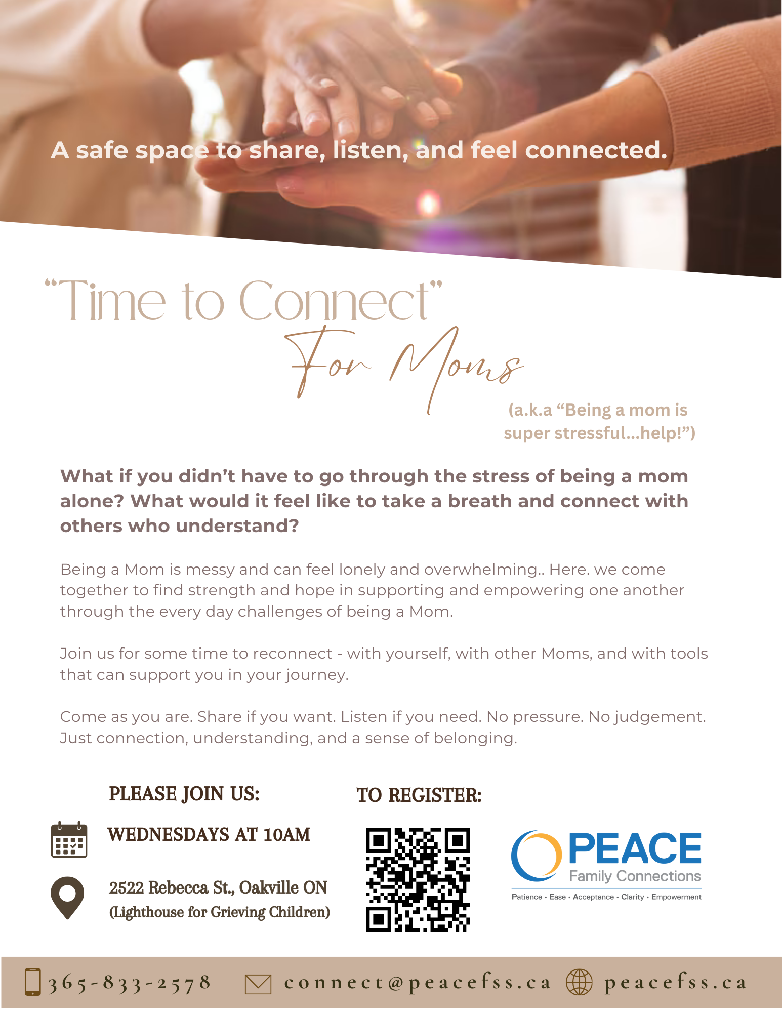 Time to Connect - For Moms