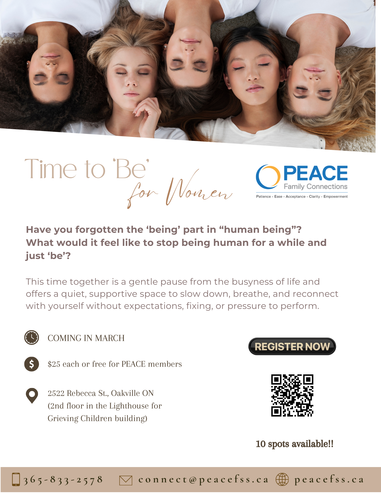 Time to ‘Be’ - for Women