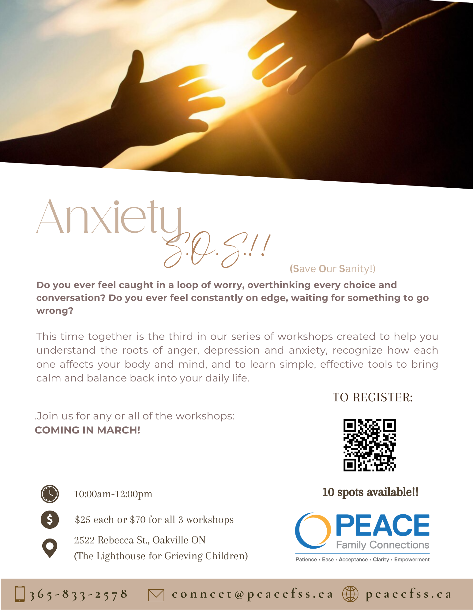 Anxiety S.O.S. Workshop