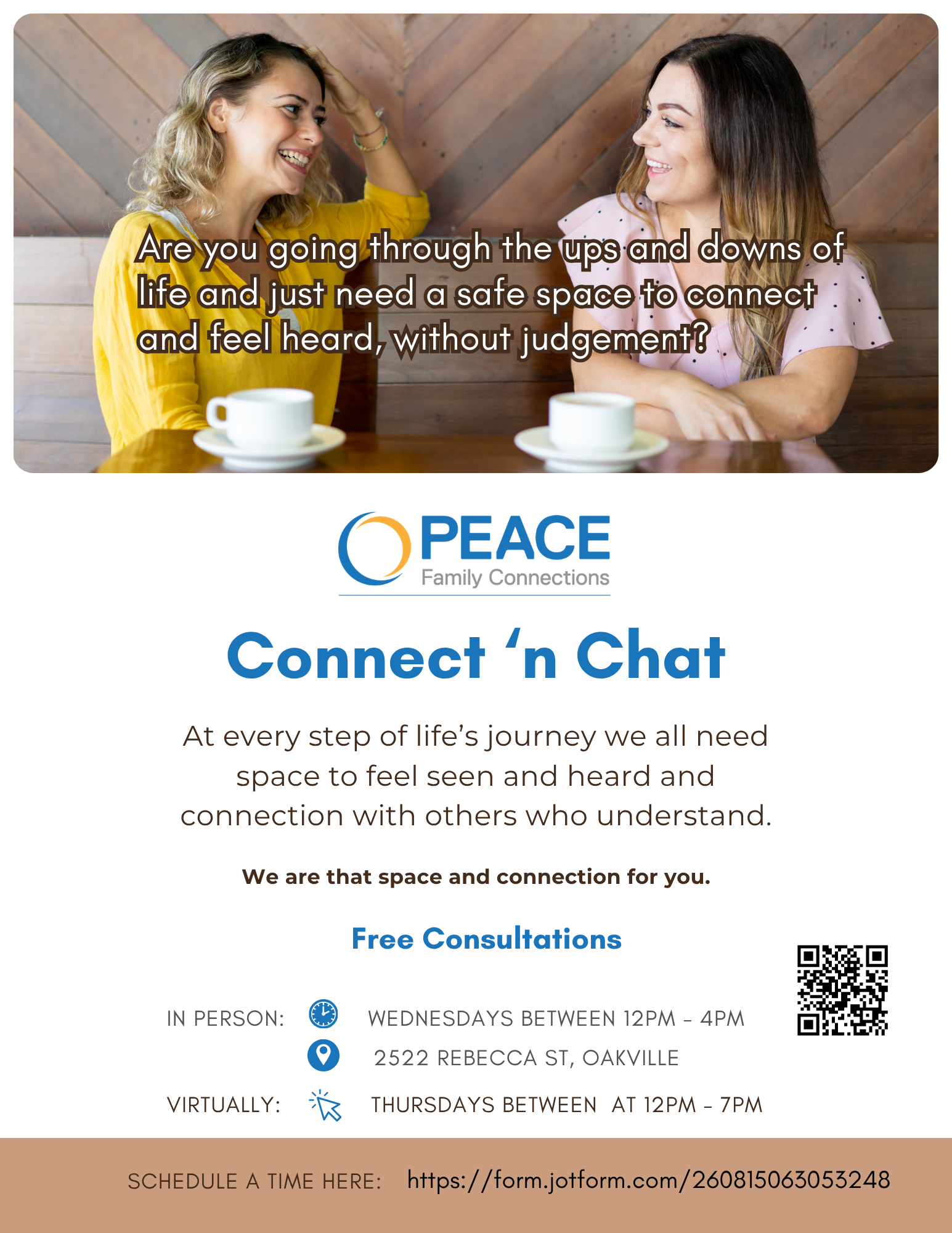 Wednesdays &amp; Thursdays - in person or virtual