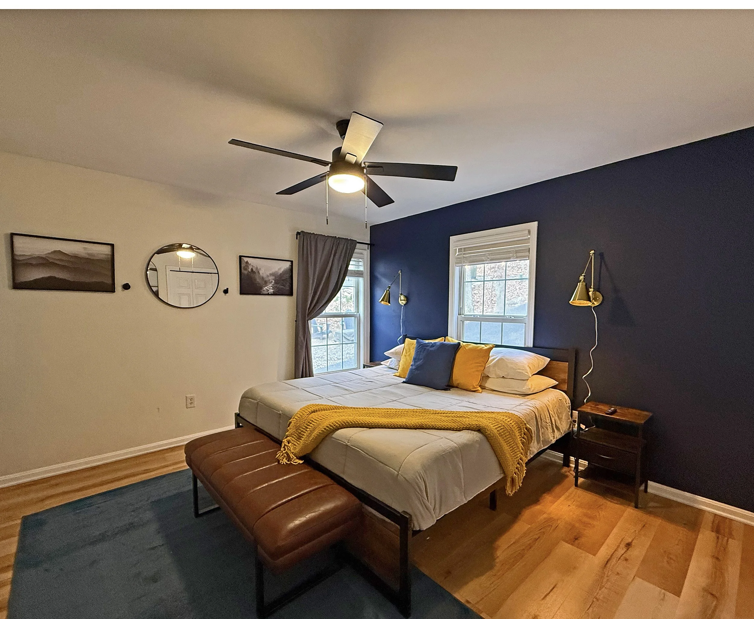 [Upper Level Master Bedroom] One King Bed