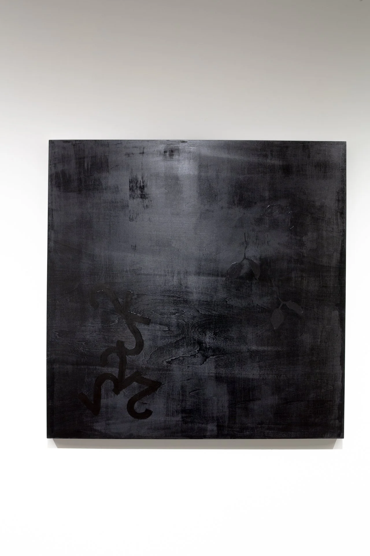 Black and Silver Seed Pods Painting Square