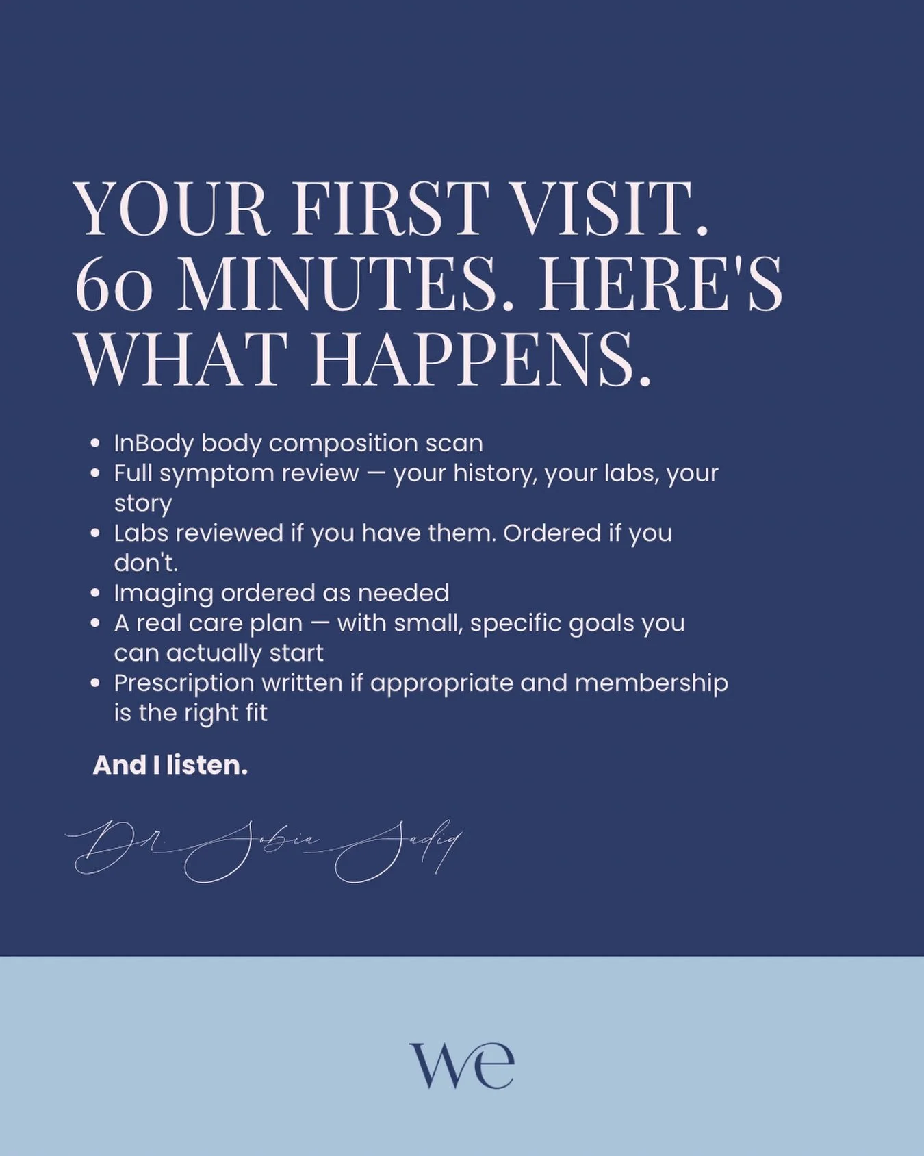 Direct care endocrinology, Hinsdale IL &mdash; what the initial consultation actually includes.

No referral needed.
No 3-month wait. 
No rushing through a checklist.

Sixty minutes. Your full history. A plan built around your labs, your symptoms, an