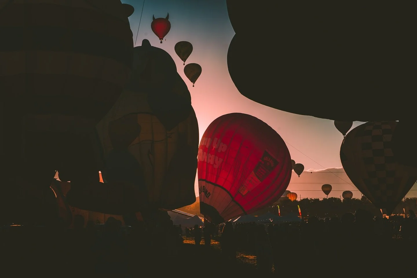 sunrise hits different in Albuquerque @balloonfiesta