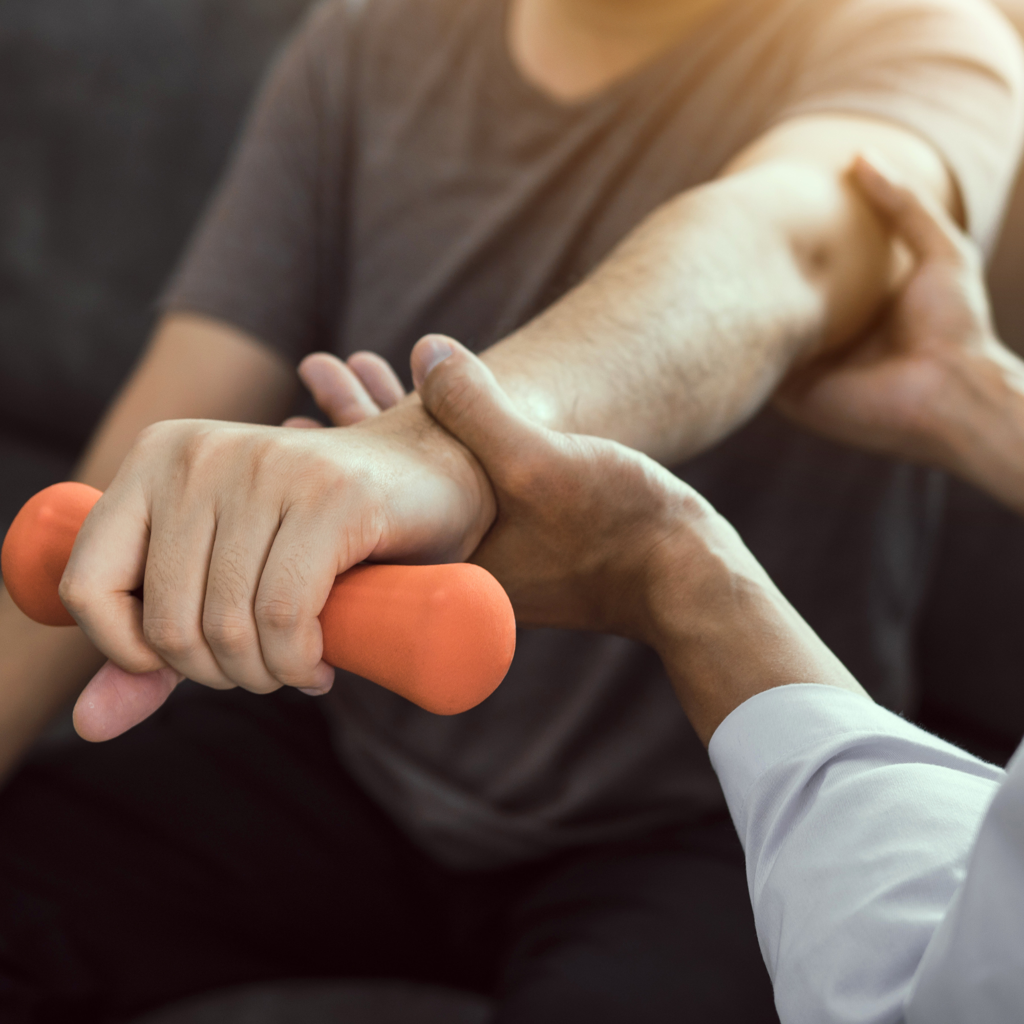 Stroke rehabilitation occupational therapy session focusing on upper limb recovery