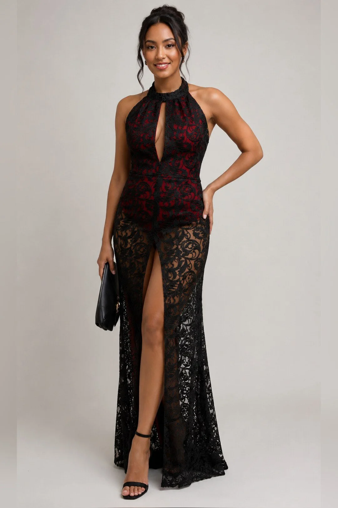 Noir Lace Gown