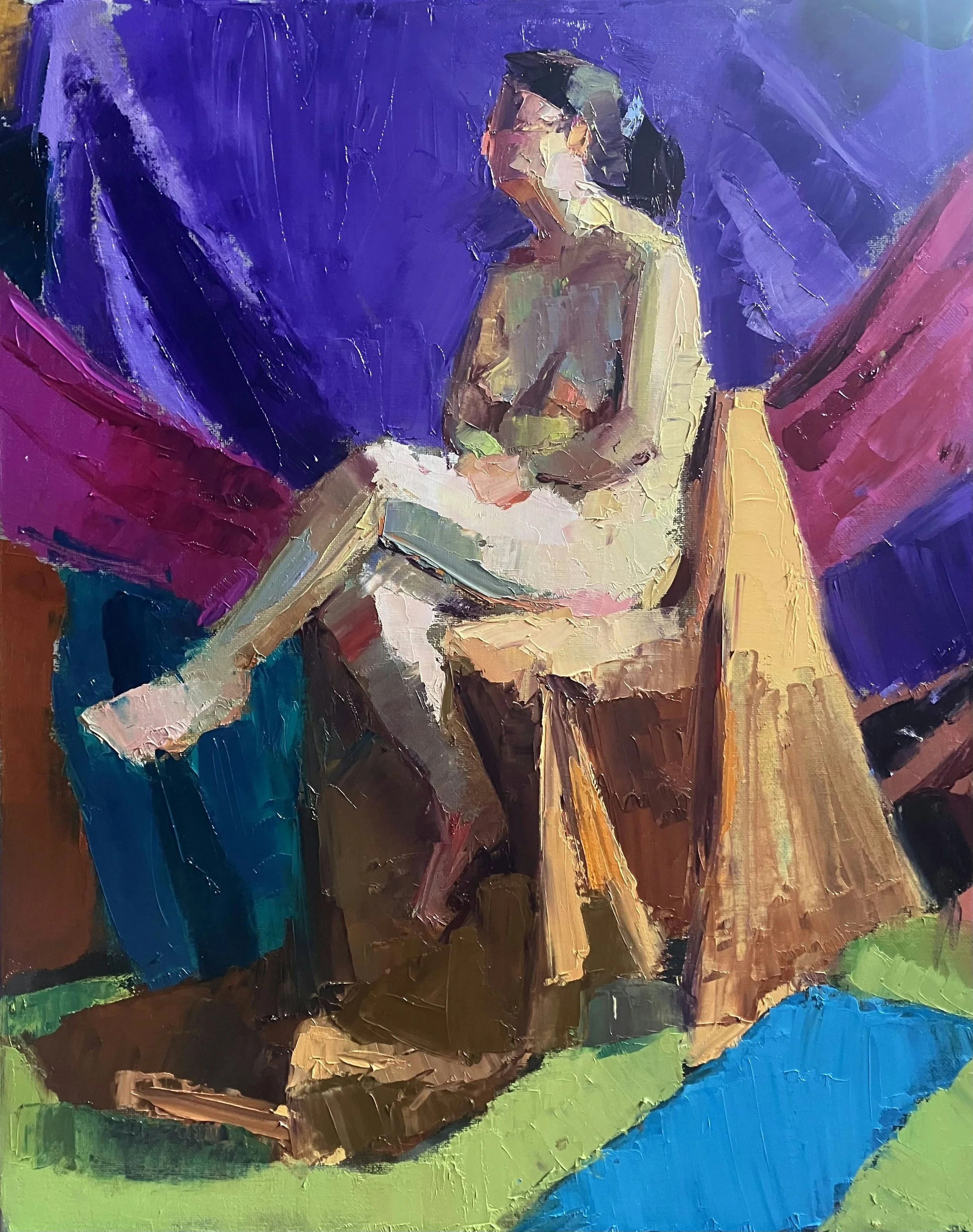 “May” Oil on Canvas: 20” x 16” Melissa Halbrook $500