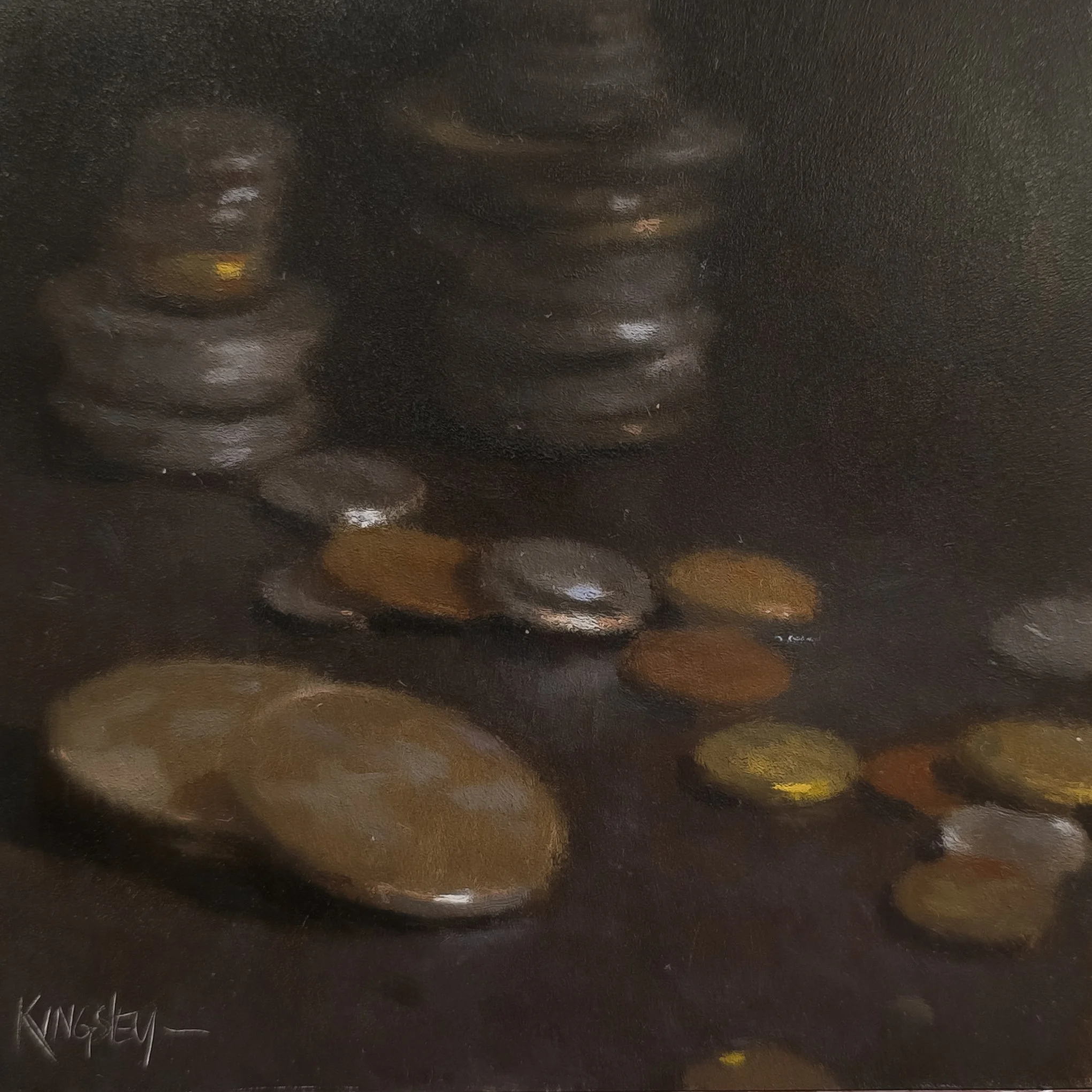 Coins
6” x 6”
Oil on Panel