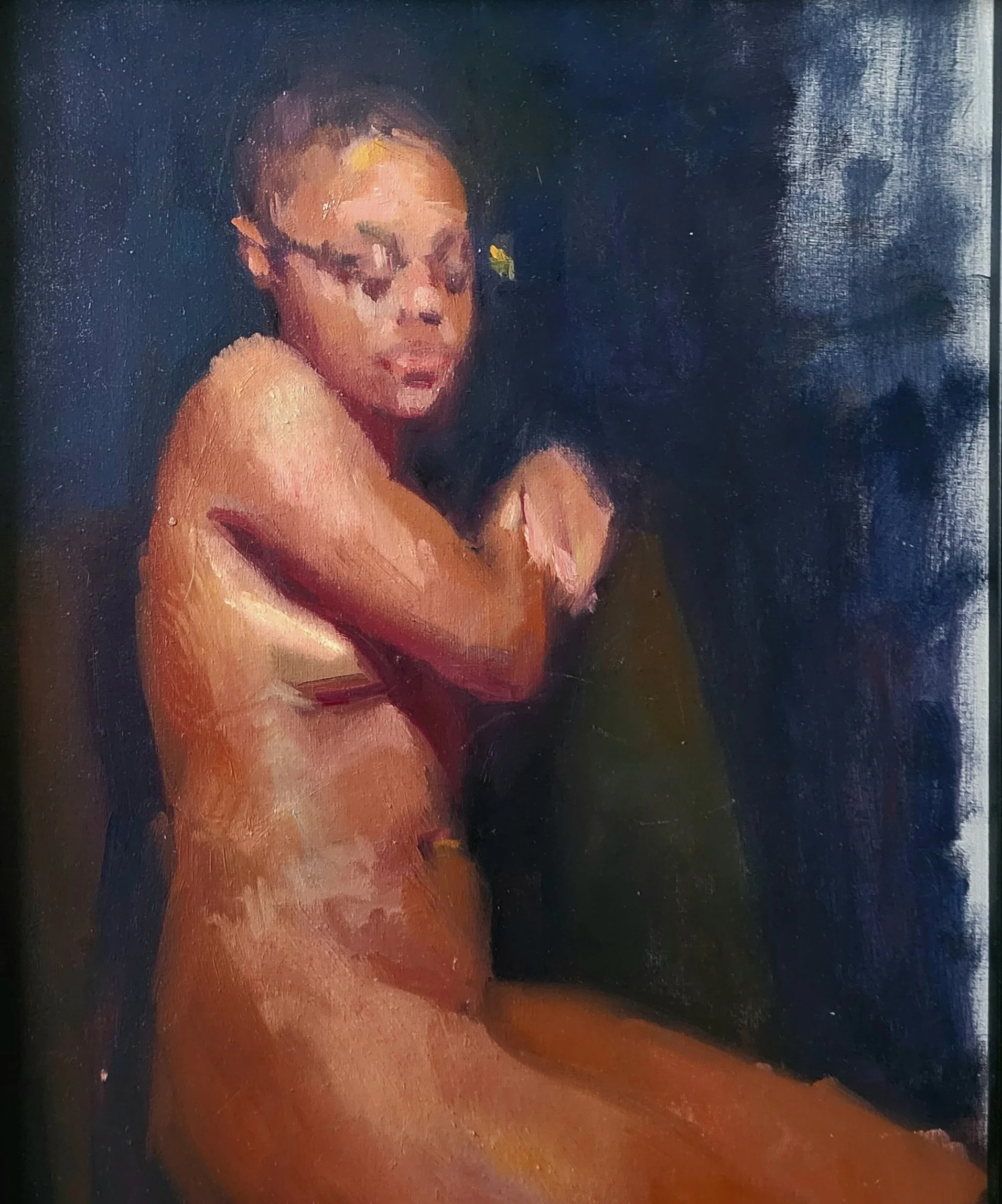 "Alasia” Oil on Panel 9” x 12” - Natalie Erdelt $250