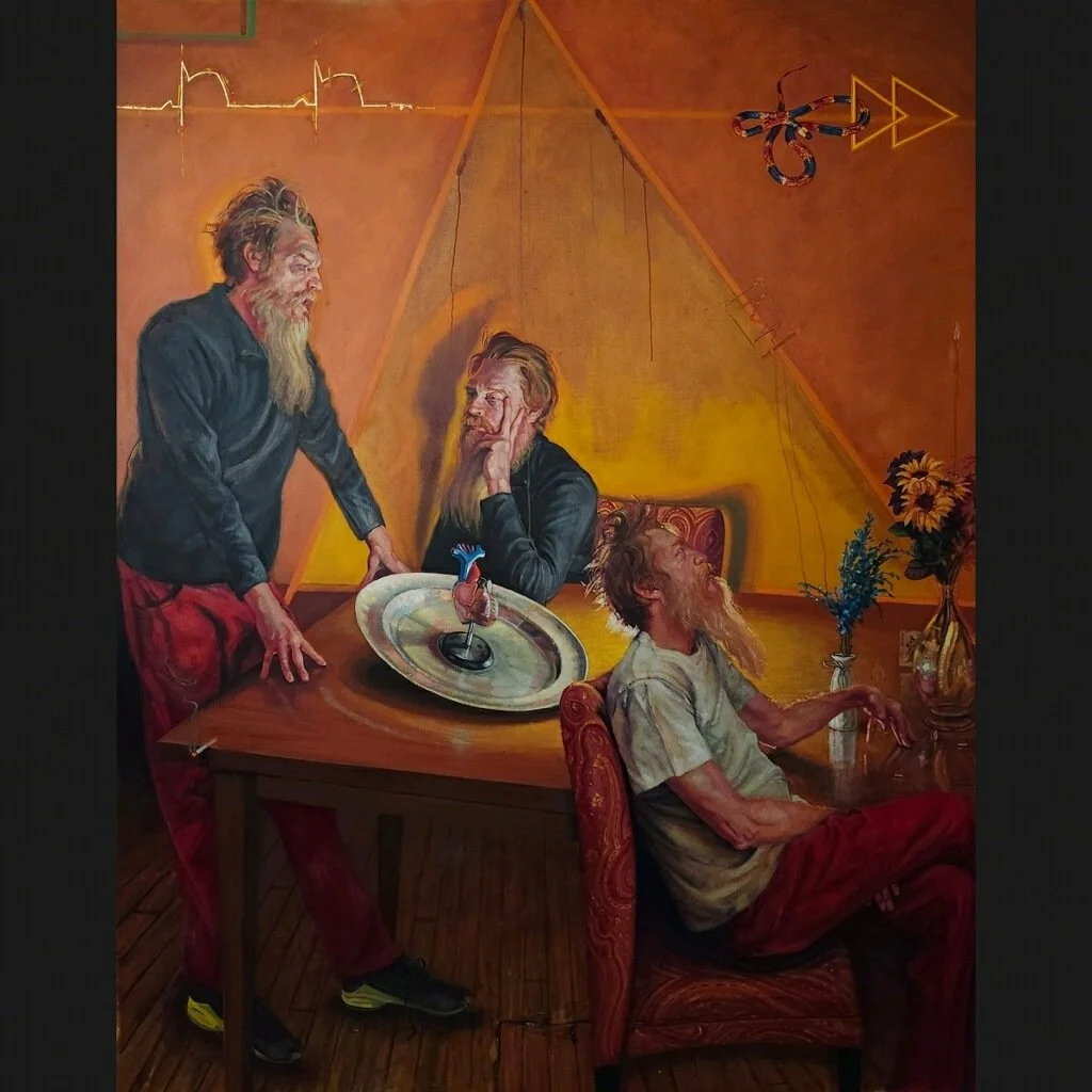 "(Not enough) heart to go around" Robert	Johnson Oil on Linen $7,500.00