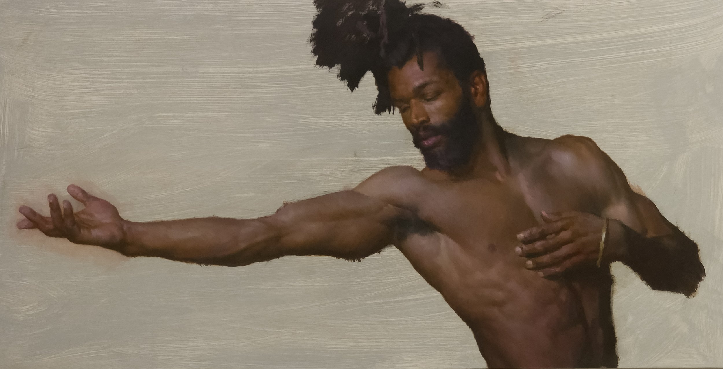 28. SOLD! NaCir (Horizontal)
36" x 18"
Oil on Panel
$1200