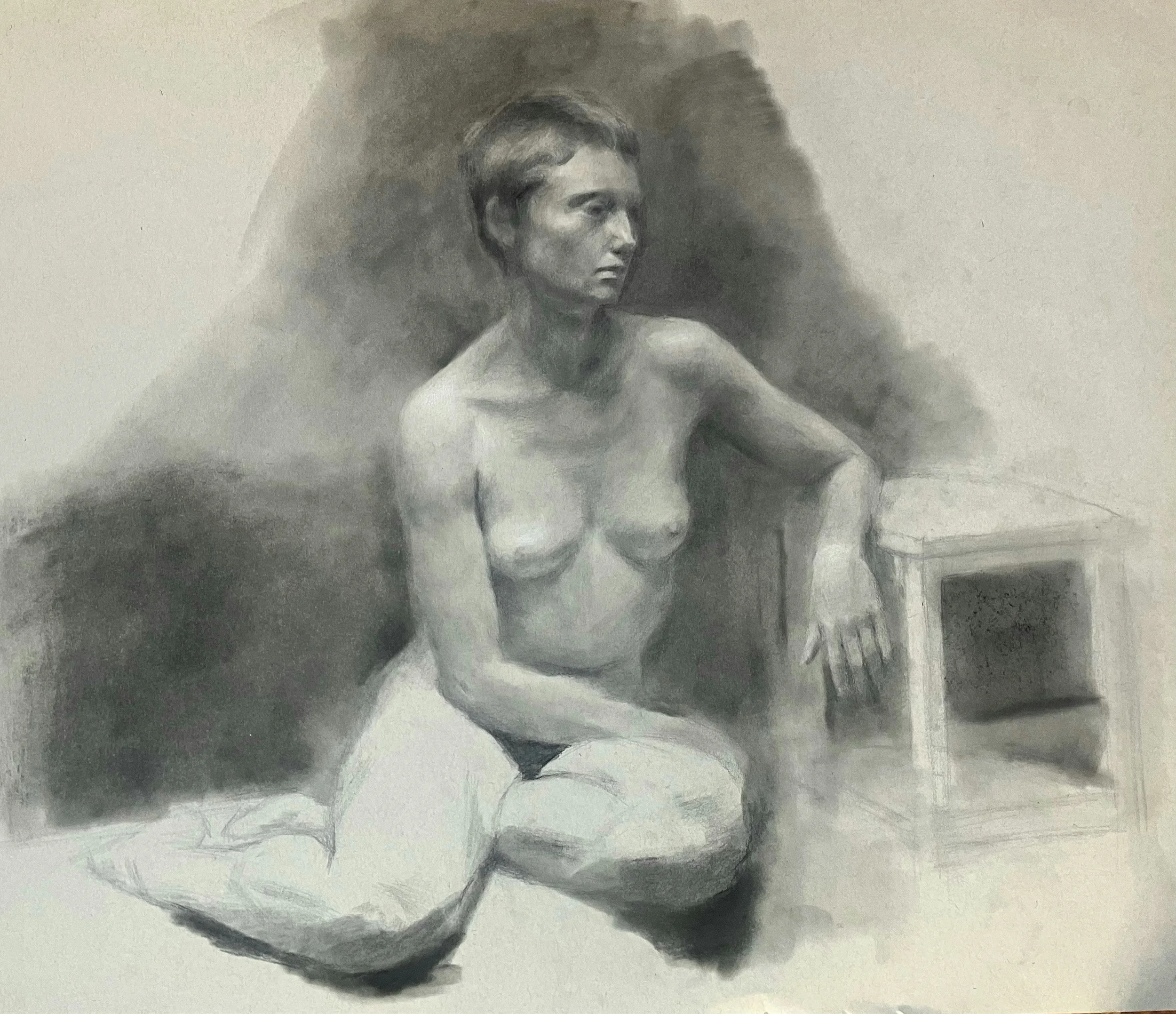 "Fiona" Graphite on Paper 17" x 23" Melissa Halbrook $400