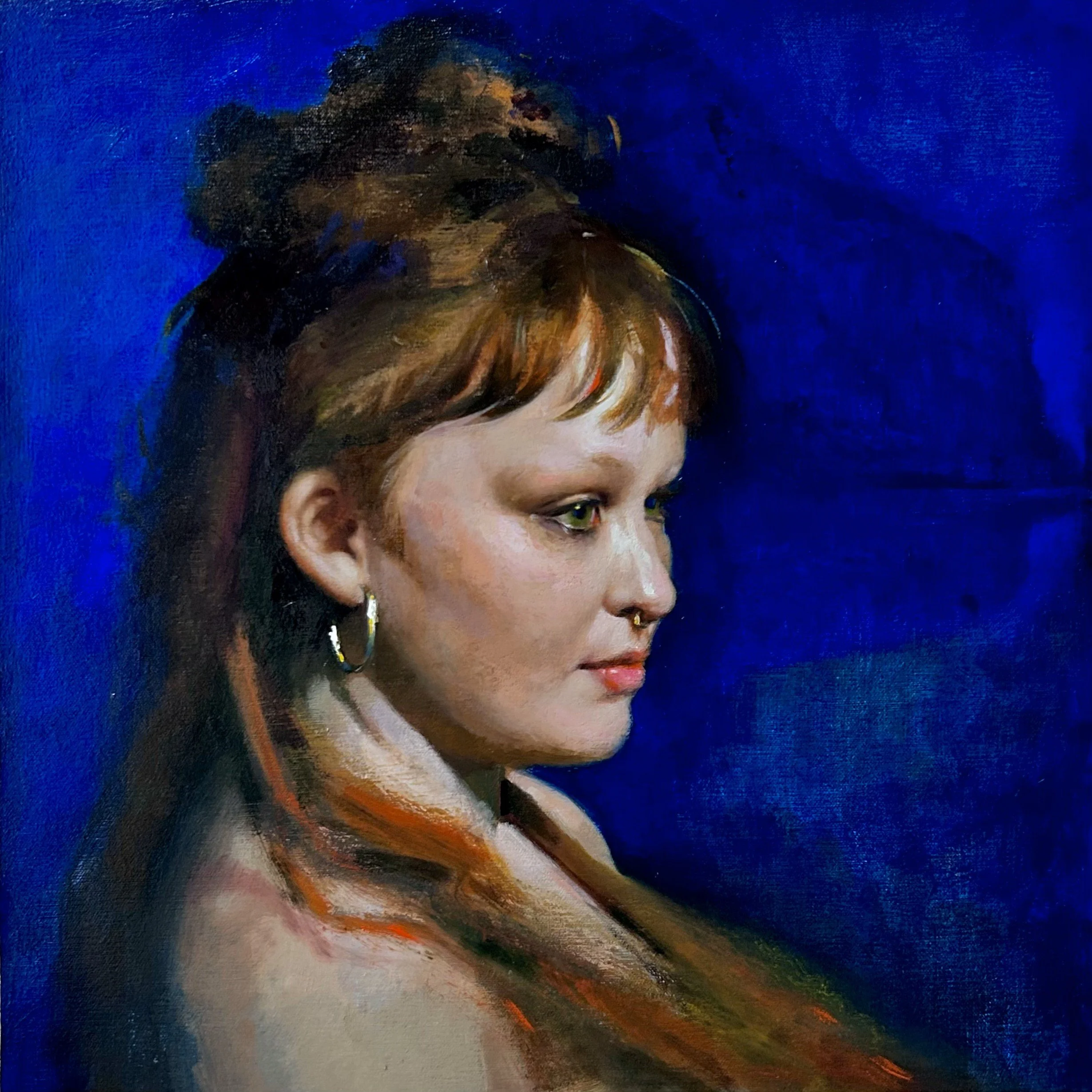 "Siren Song" Andre Melchor	16x16 $3,000.00