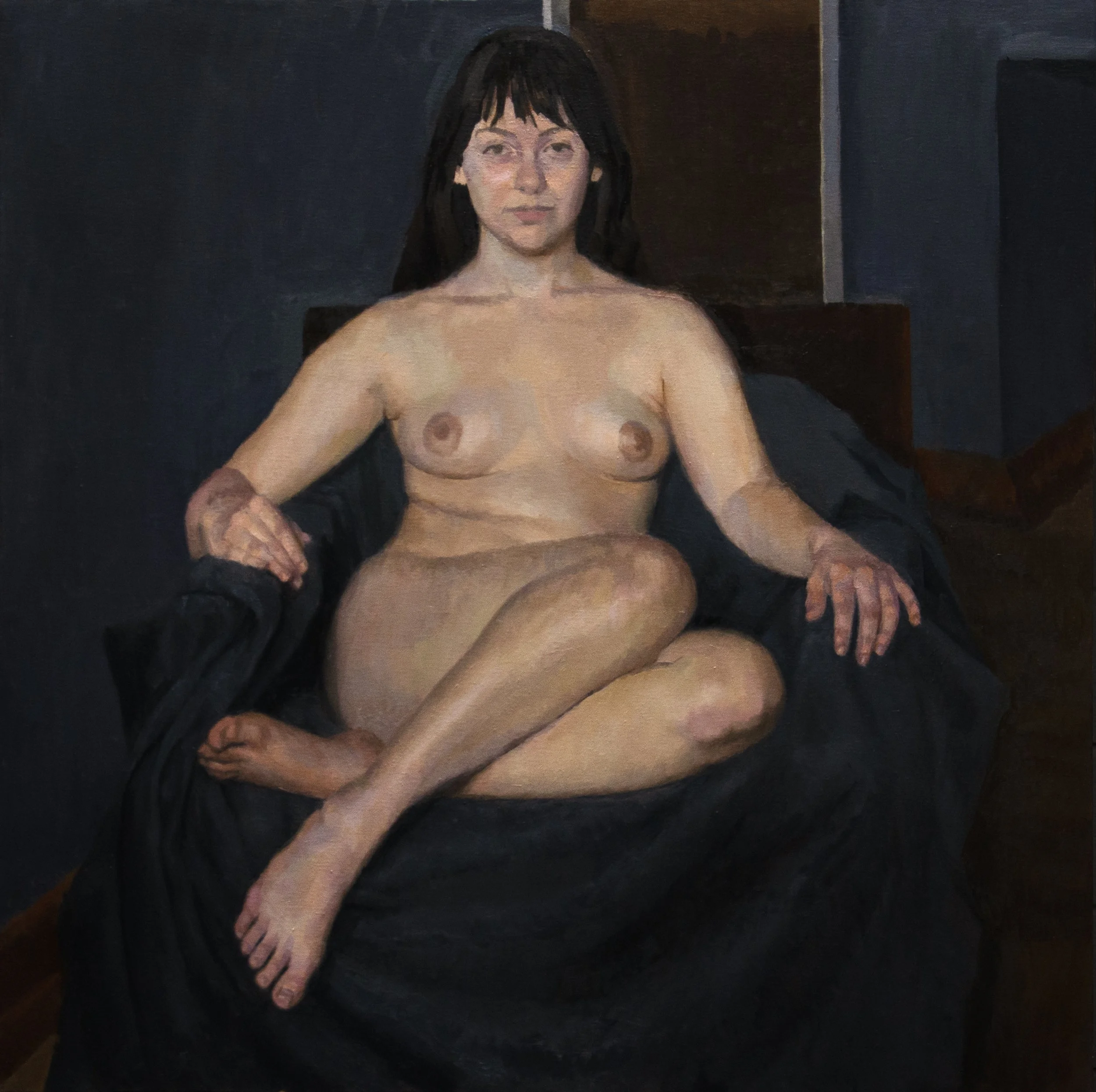 "Jess" Justin Kapp Oil on Linen 34x34	$3,500.00
