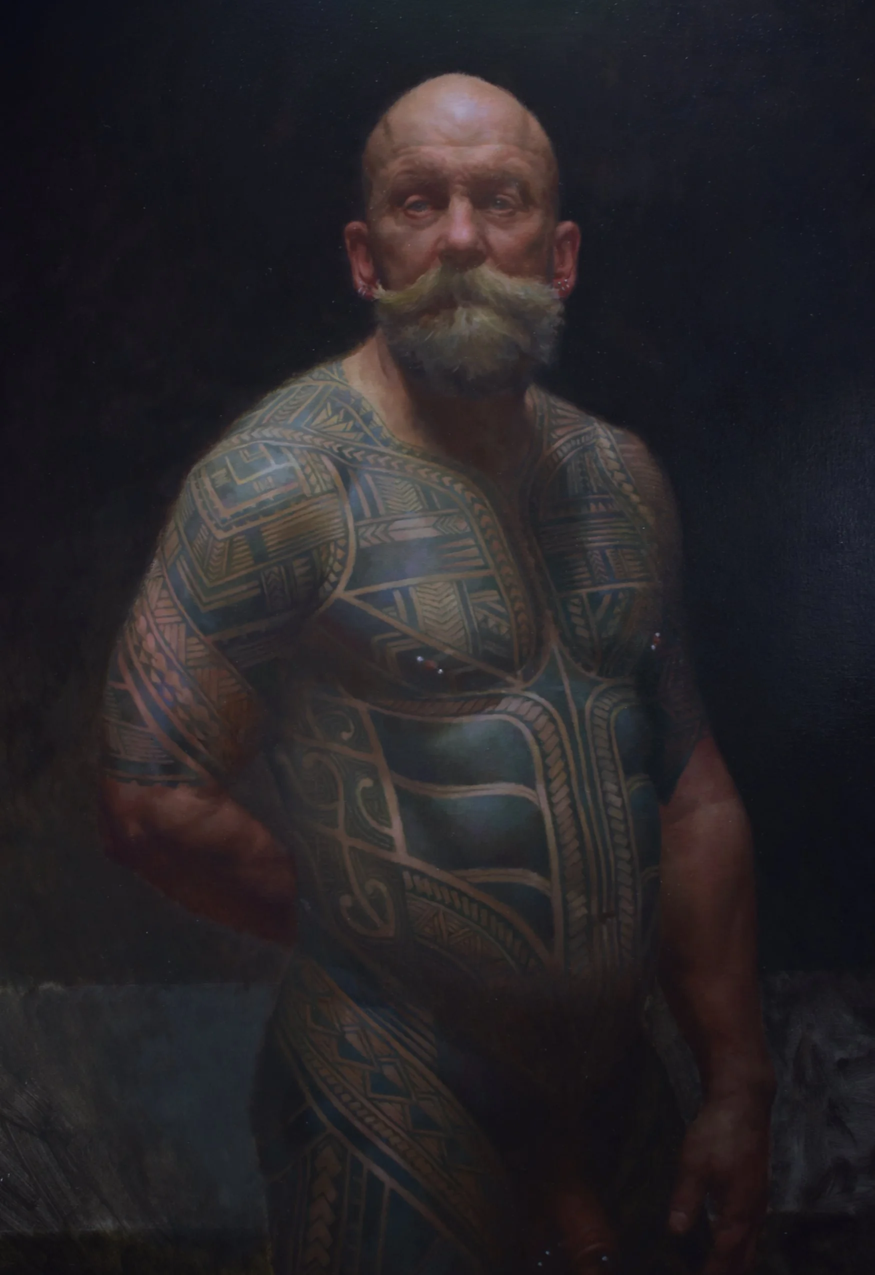 77. The Tattooed Man 38” x 48”
Oil on Linen
$5000