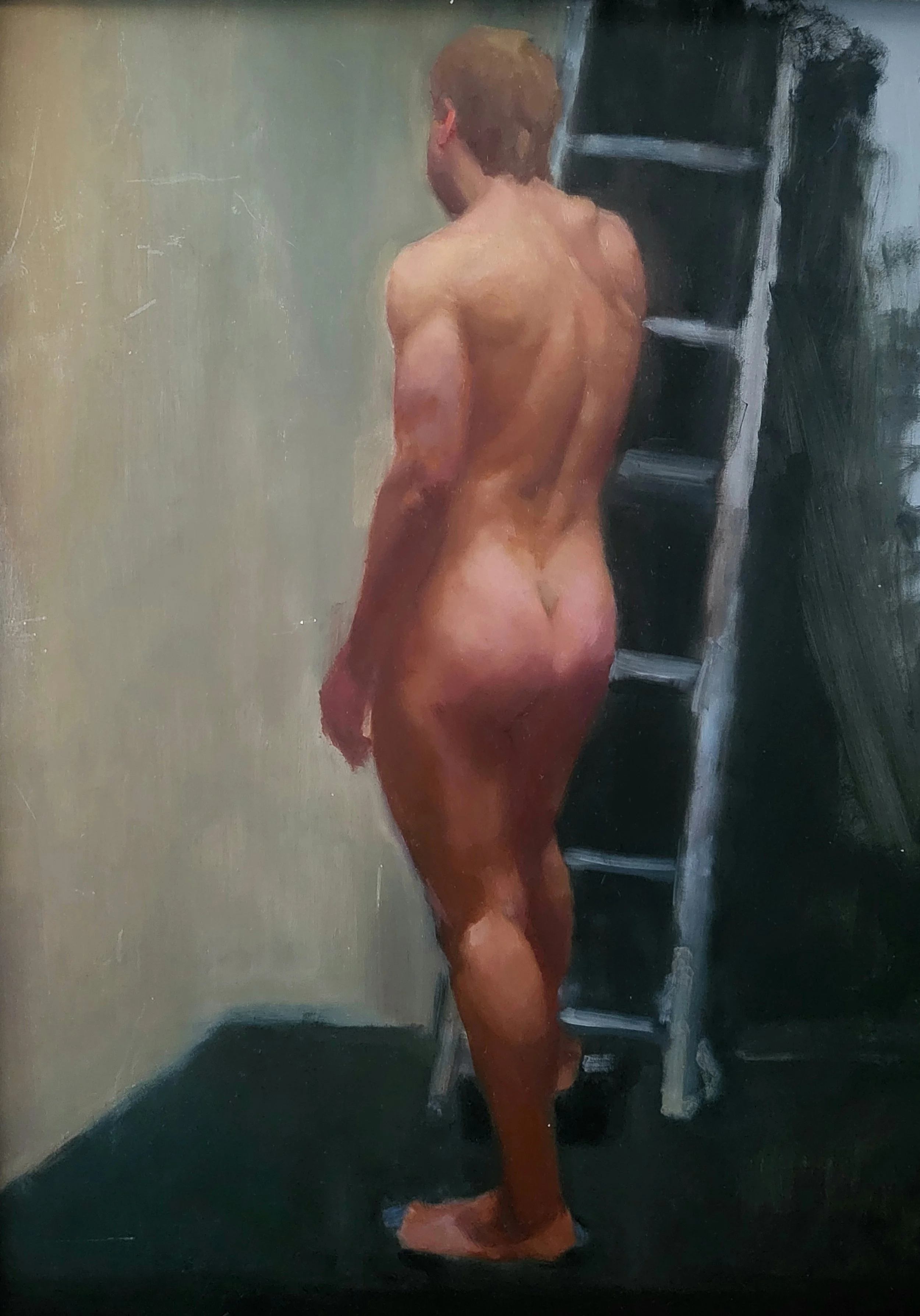 “Boris” Oil on Panel “20 x 16” Natalie Erdelt $450