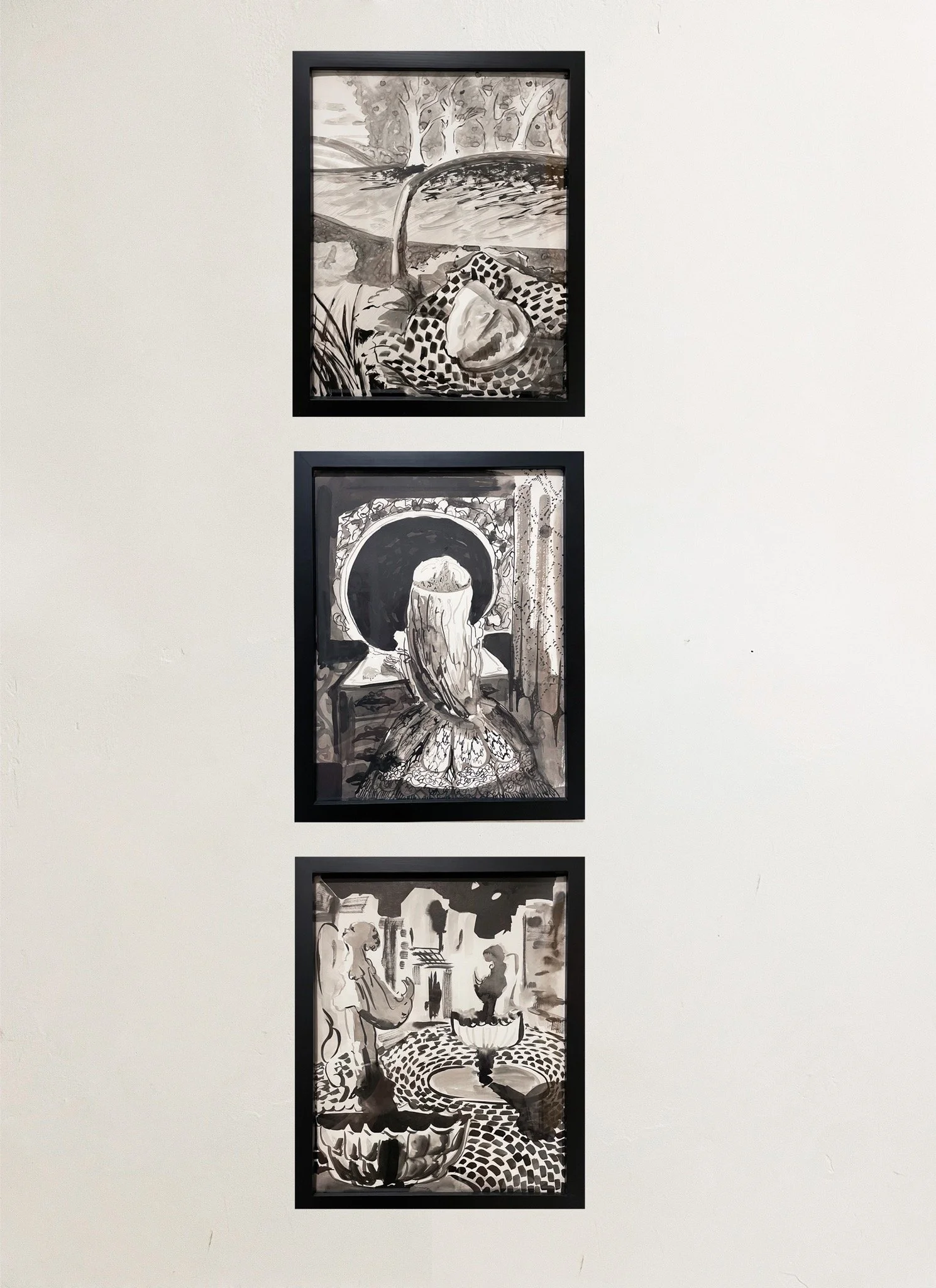 "excerpts from the distance" Kate Suchan Ink $100.00