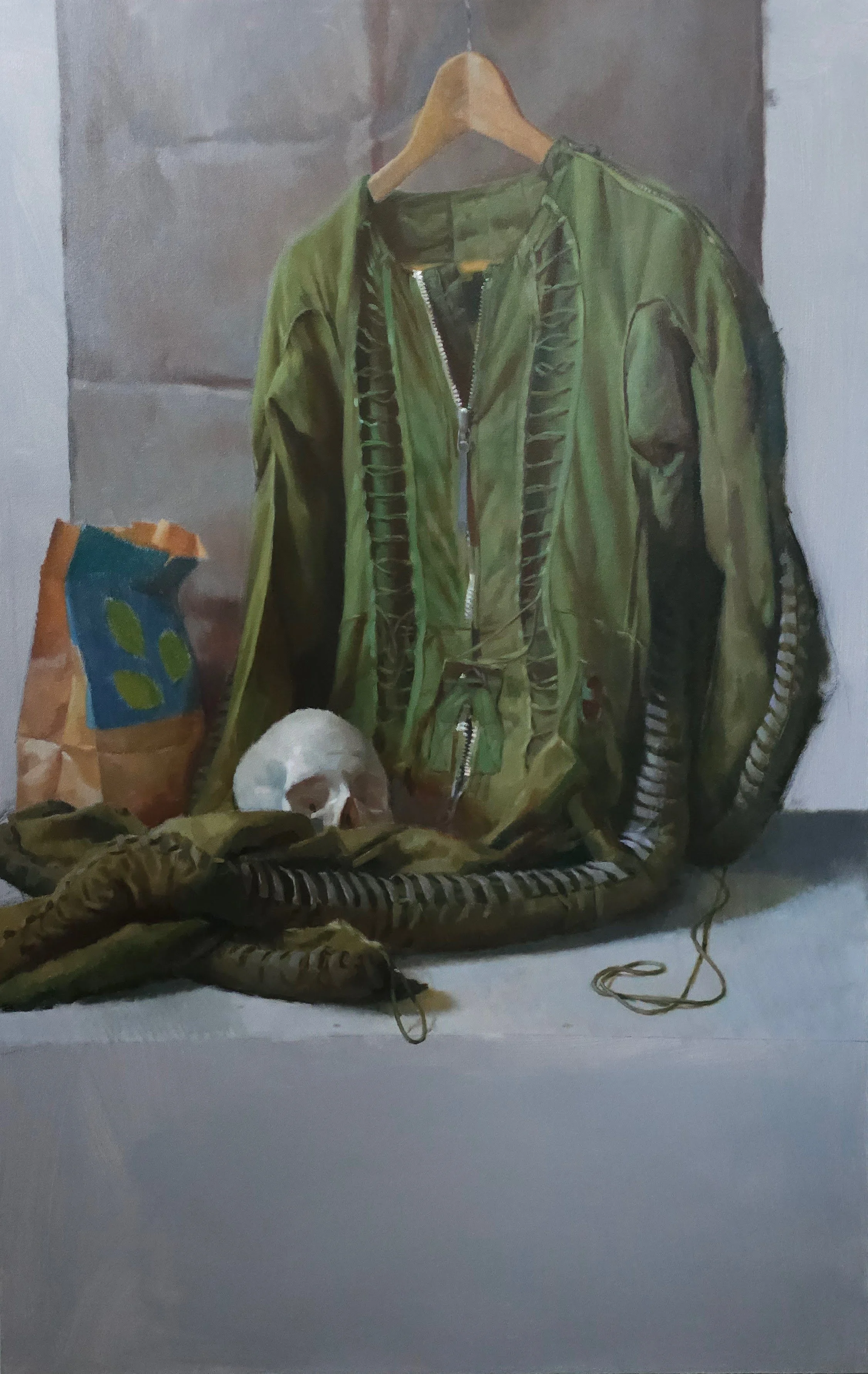 "High Altitude Flight Suit" Darren Kingsley Oil on Linen $4,000.00