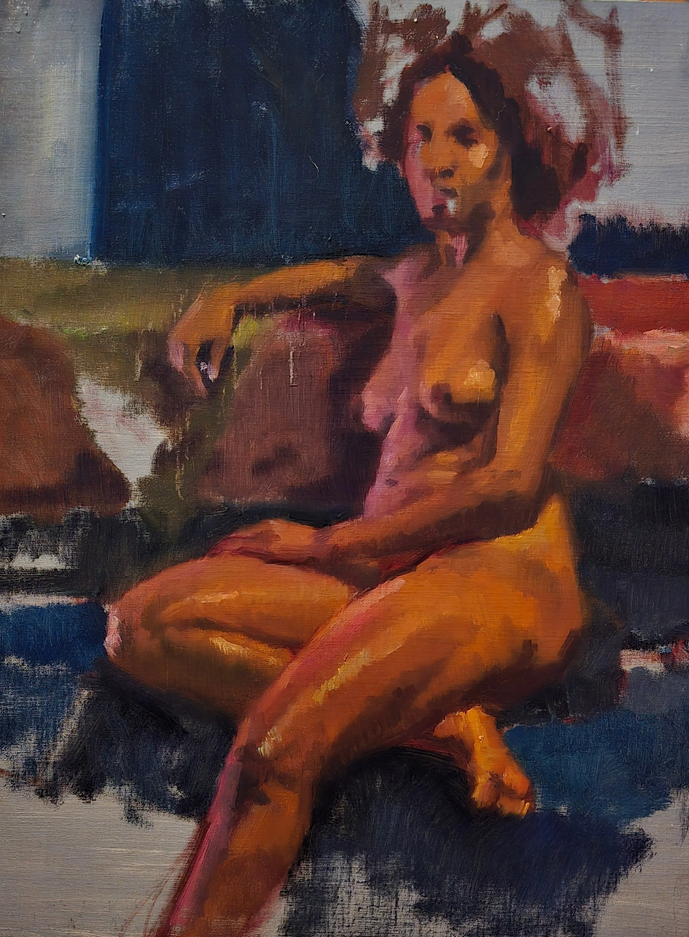 "Breathwork" Michael Ballezzi Oil on Linen		16x20 $475.00