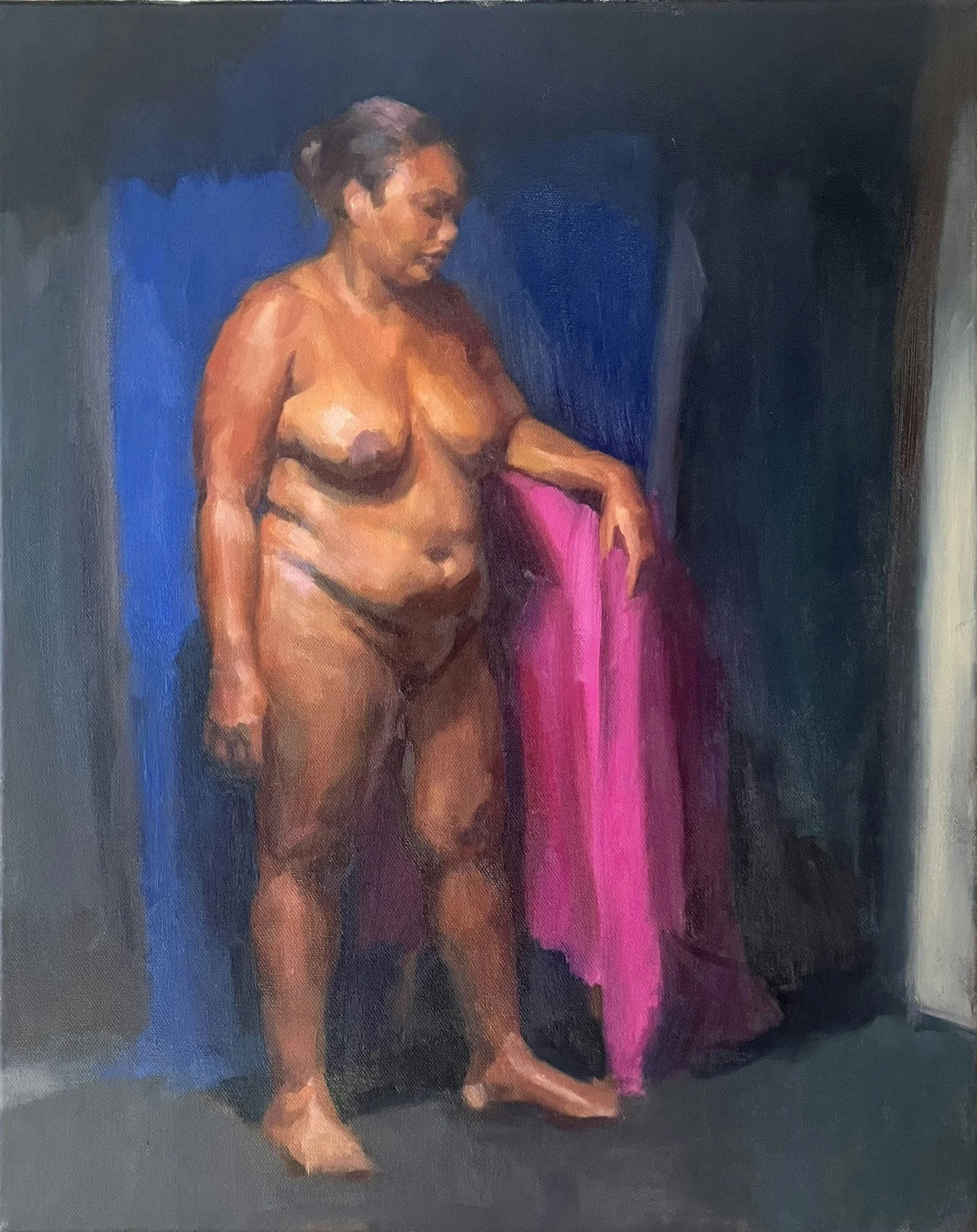 “Nadirah” Oil on Canvas 16” x 20” Melissa Halbrook $300