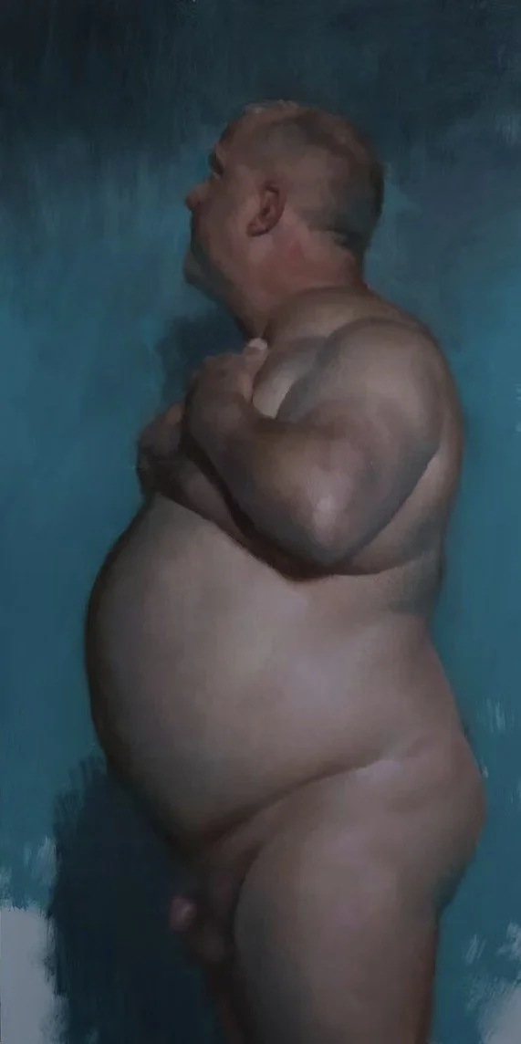 “Handyman” Oil on Panel 12” x 6” Darren Kingsley $1000