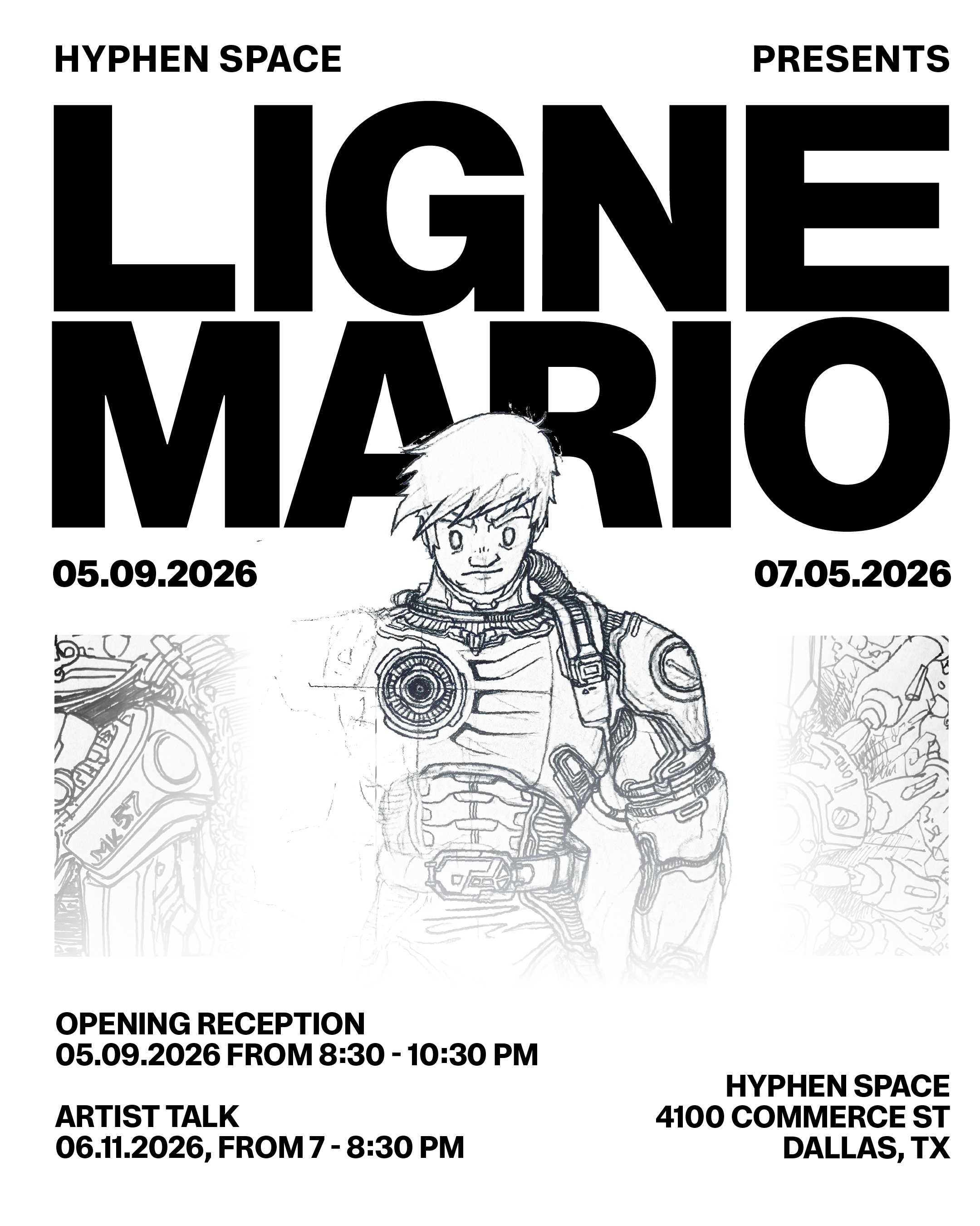 Opening Reception LIGNE MARIO
